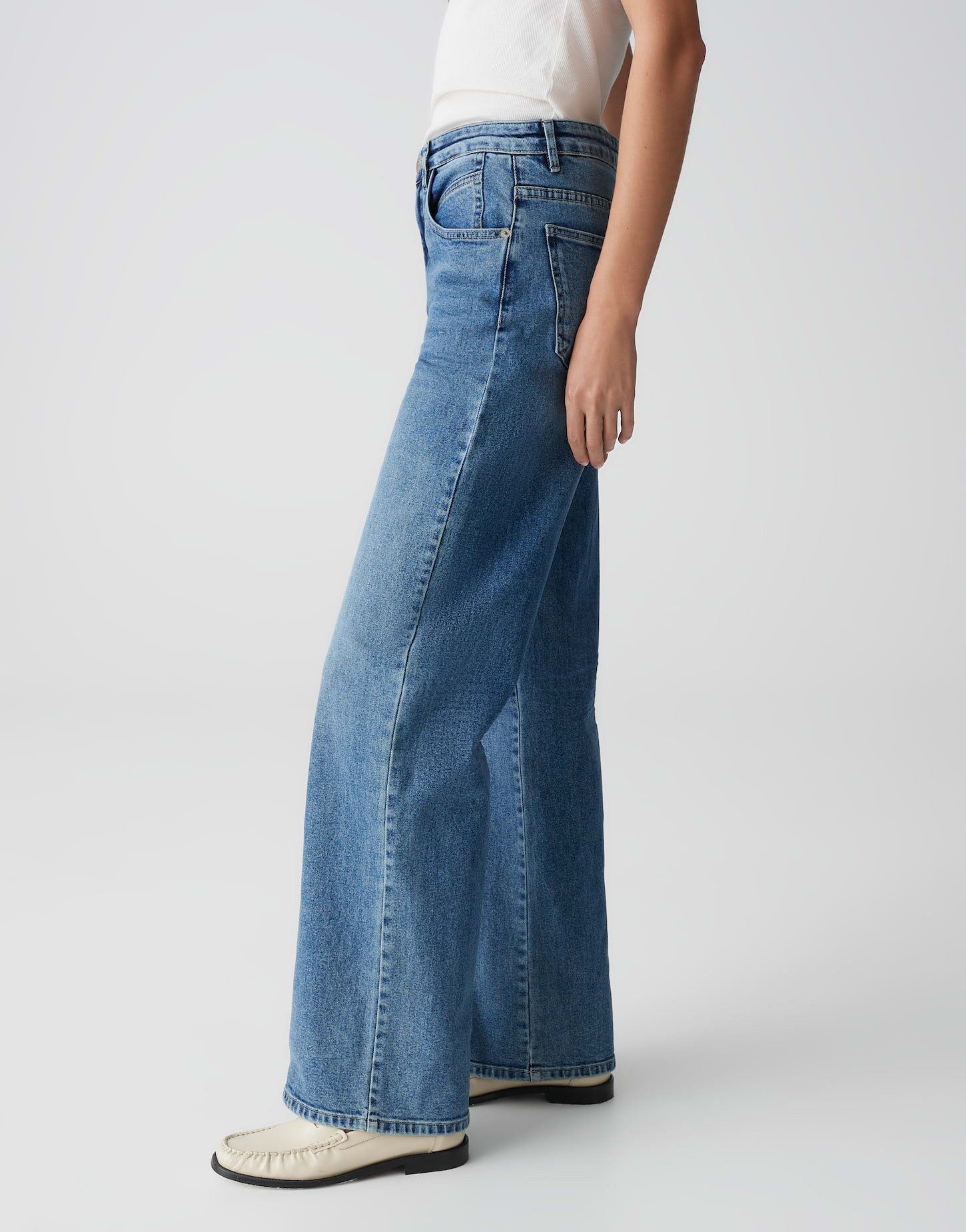 OPUS Weite Jeans MIVY FRESH High Rise aus Baumwollmix – Bild 5 von 5