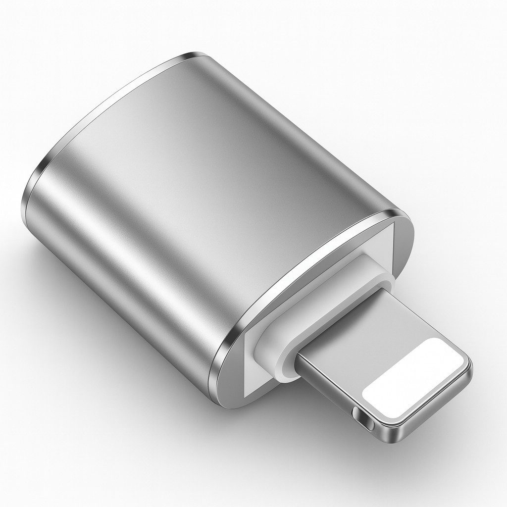 Alpha Electronics USB A 3.0 auf Iphone Adapter Smartphone-Adapter Lightning zu Standard-USB, Iphone, Datensynchro,Plug and Play, Iphone Adapter, iPhone iPad USB-Stick