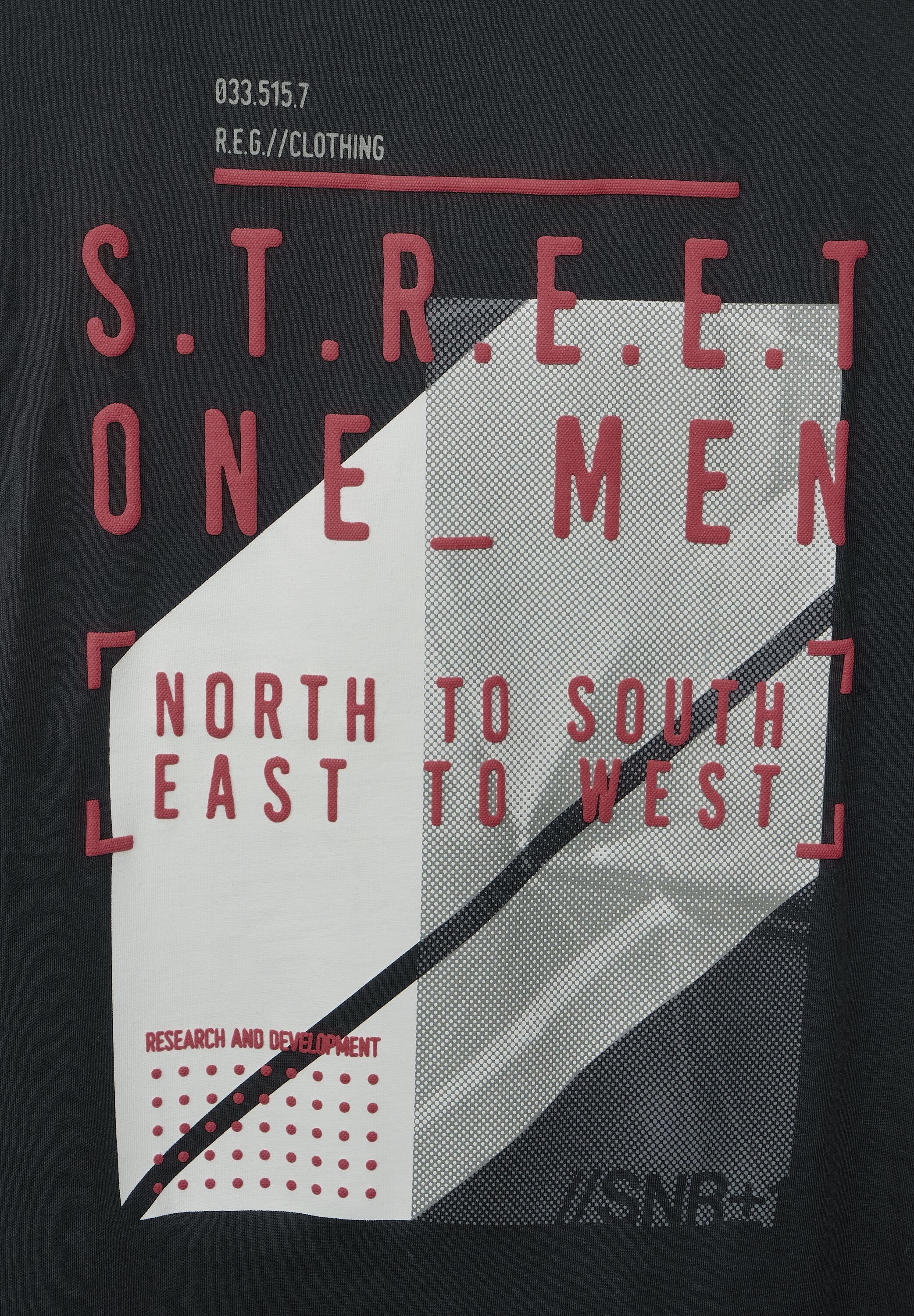 T-Shirt STREET MEN ONE Black