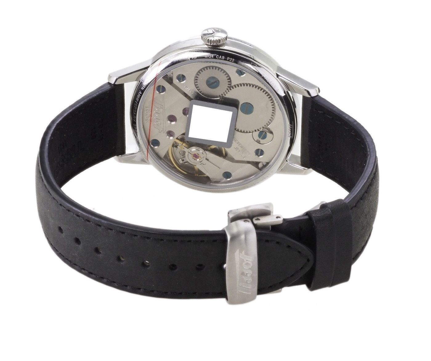 Tissot Automatikuhr Tissot Herren Automatik Uhr Heritage Petite Seconde T1194051603700, (Schwarz)