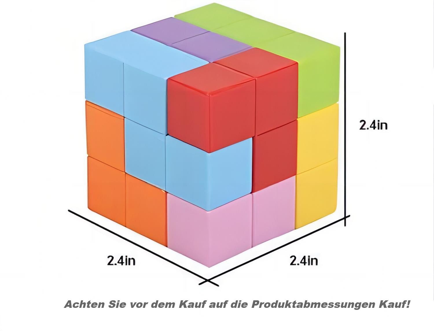 HEYHIPPO Lernspielzeug Magnetisches Spielzeug, 27/32/48/54 Stück, Lernspiel günstig online kaufen