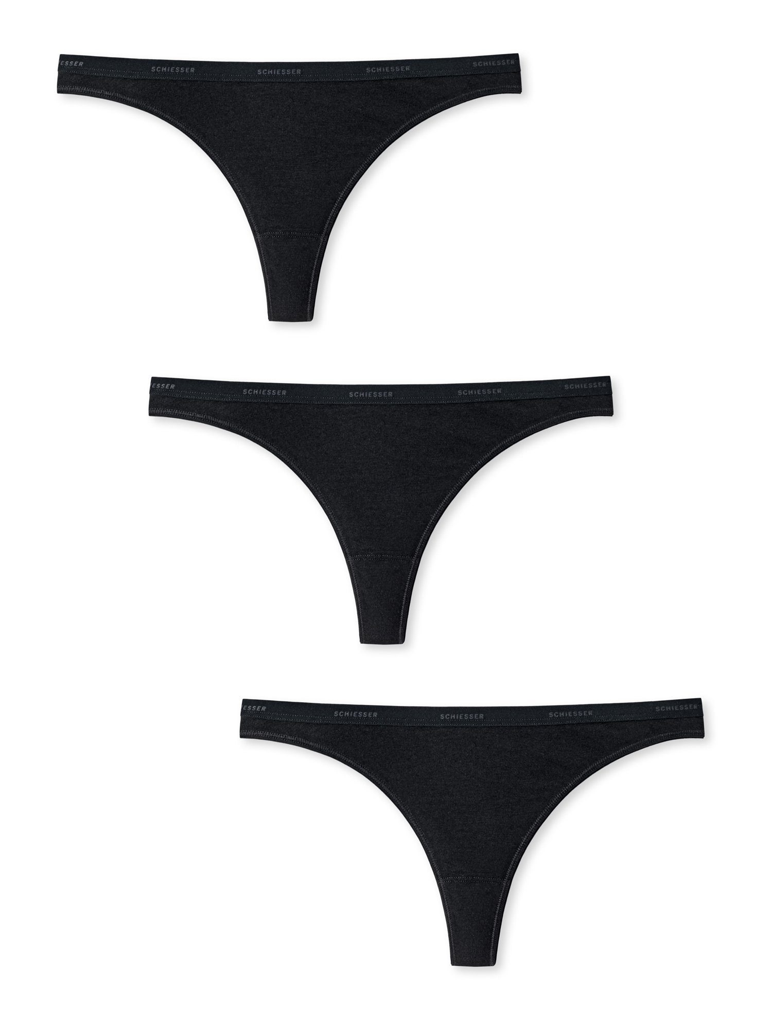 Schiesser - Bikini - Basic - Donna Bianco (100) Small