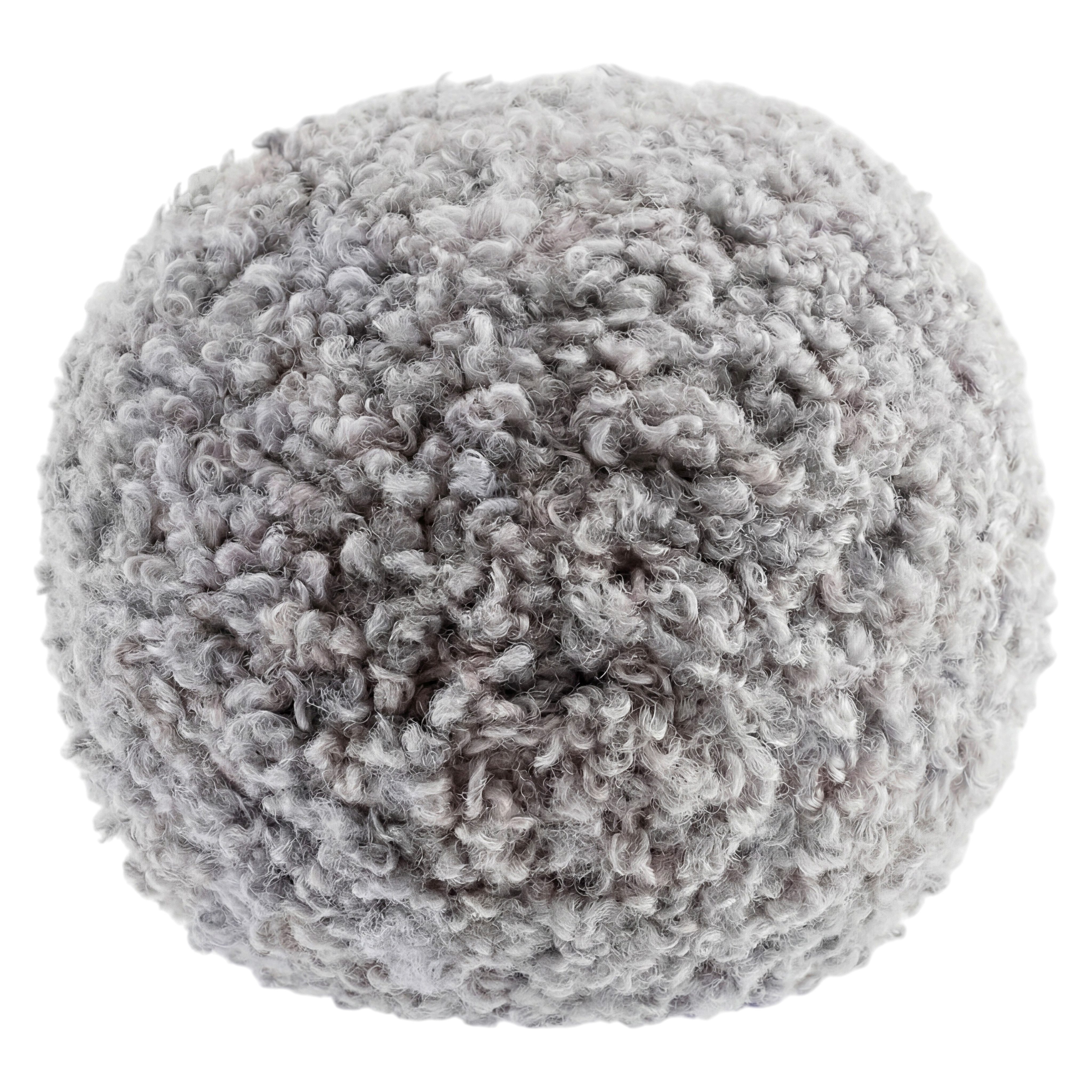 blomus Dekokissen -TEDDY- Rundes Kissen, Couchkissen, Wohnkissen modern, weiche Haptik, kuscheliger Komfort, flauschige Oberfläche
