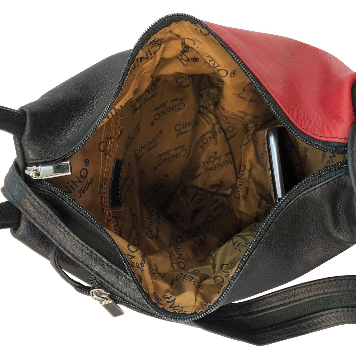 Cinino Cityrucksack Verona, Lederrucksack Sicherheitsrucksack günstig online kaufen