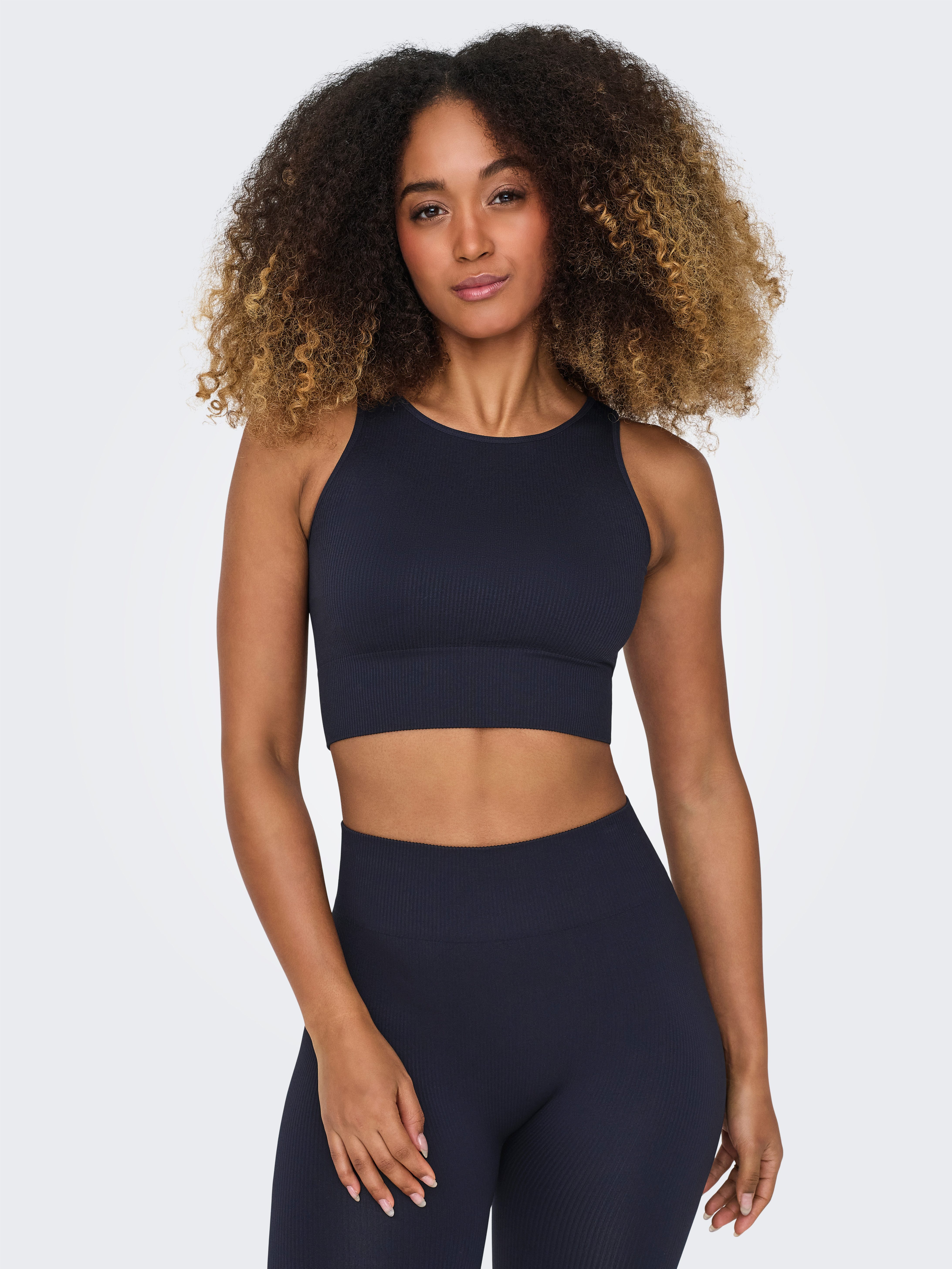 ONLY Play Trainingstop ONPJAIA LIFE Cropped Fit, in feiner Rippstruktur günstig online kaufen