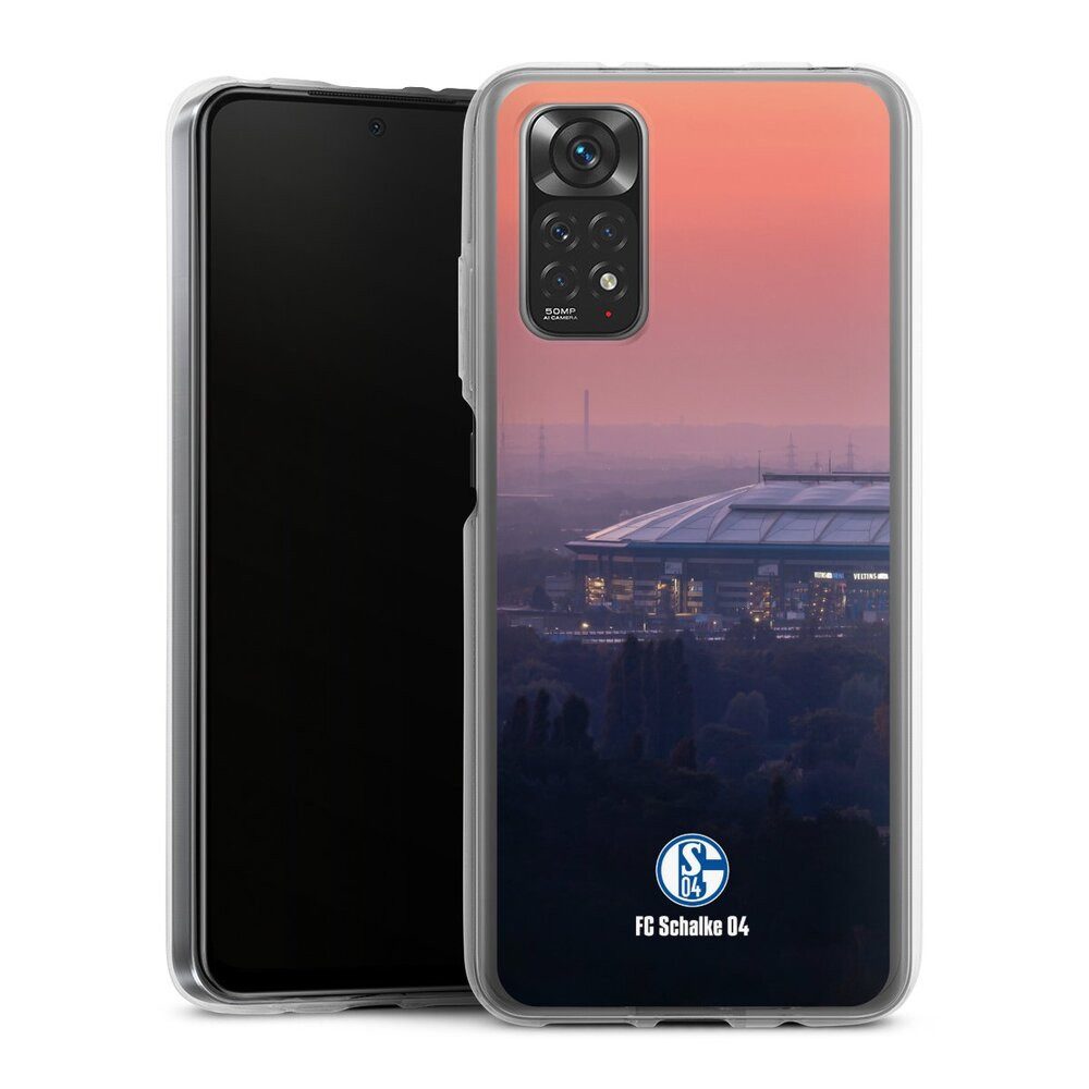 DeinDesign Handyhülle Stadion FC Schalke 04 Offizielles Lizenzprodukt Schalke 04 Stadion, Xiaomi Redmi Note 11 Silikon Hülle Bumper Case Handy Schutzhülle