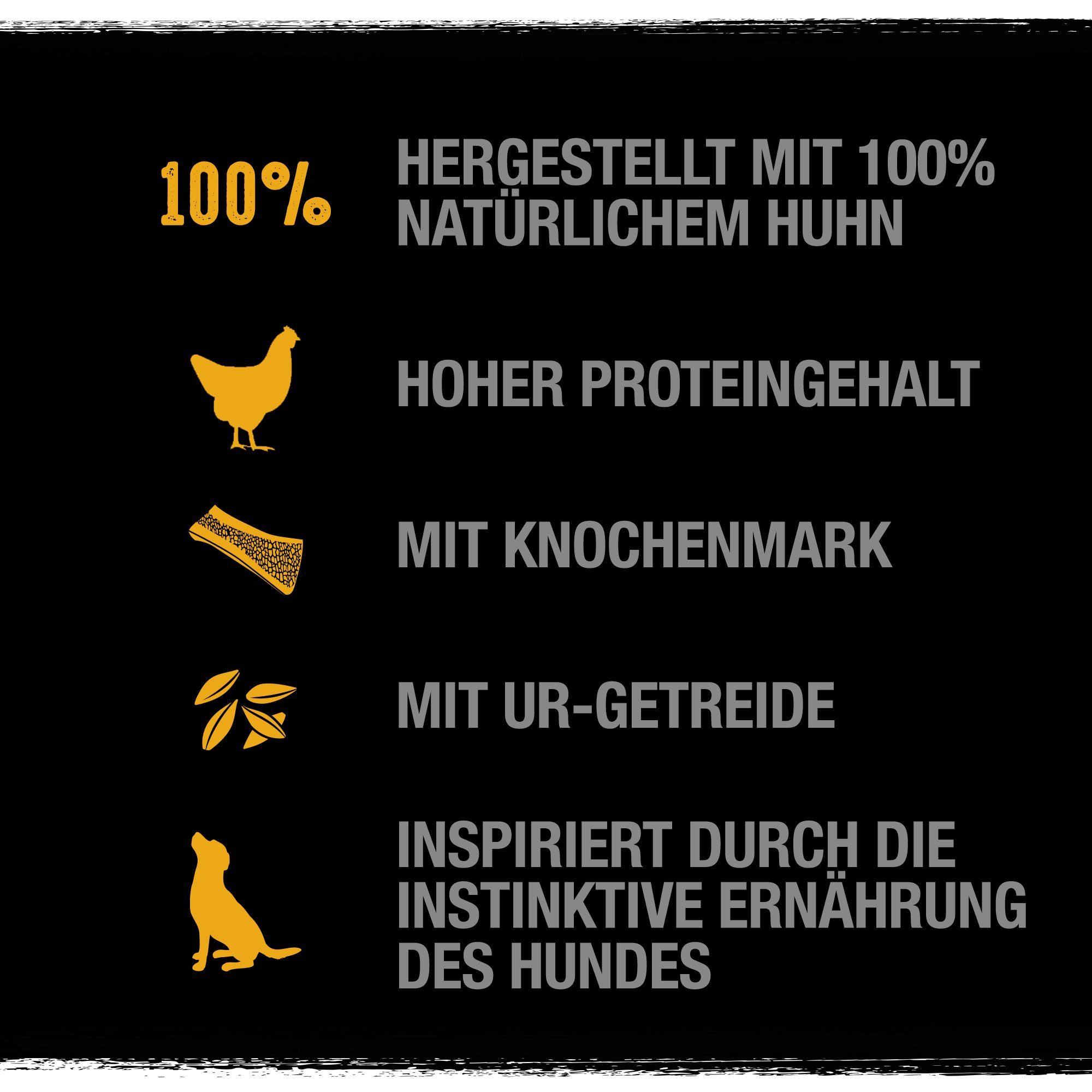 CRAVE CRAVE™ Hund Beutel mit Huhn, Knochenmark und Urgetreide 2 x 7kg, Trockenfutter für: Hunde