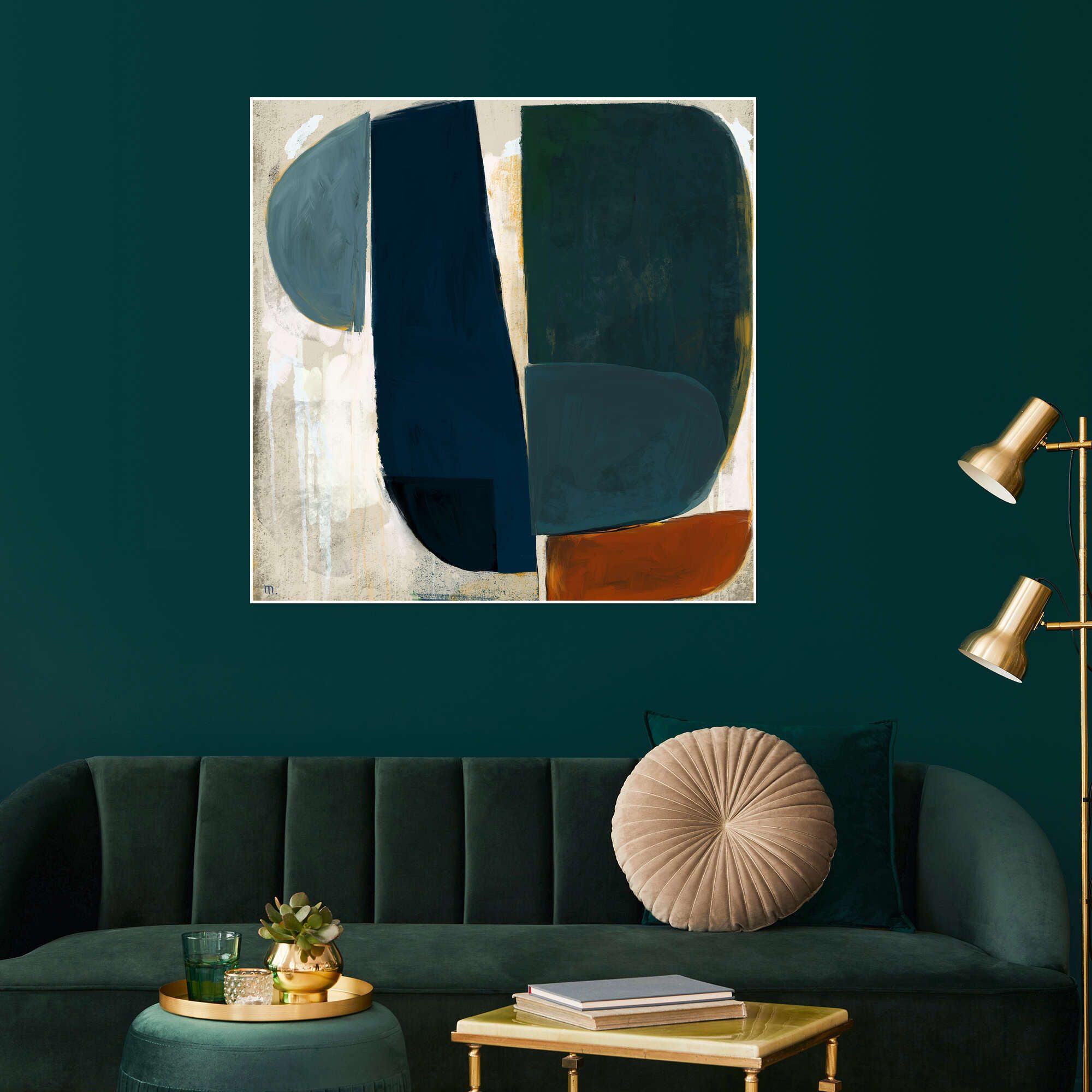 Posterlounge Wandbild Square Abstract Composition II, Marco Marella, erhältlich als Poster, Leinwandbild, Wandsticker oder Acrylglasbild