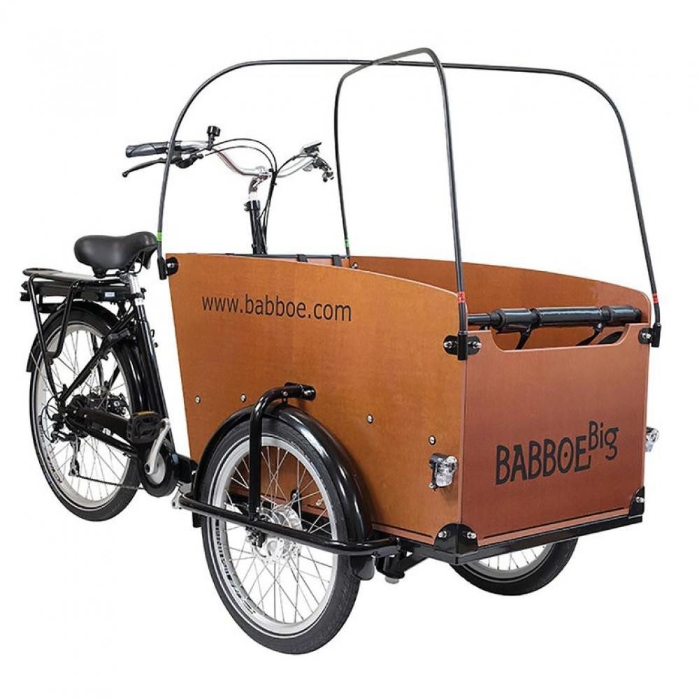 Babboe S-Pedelec Babboe Gestängeset für Regen-/Sonnenverdeck schwarz für Big Komplett-S