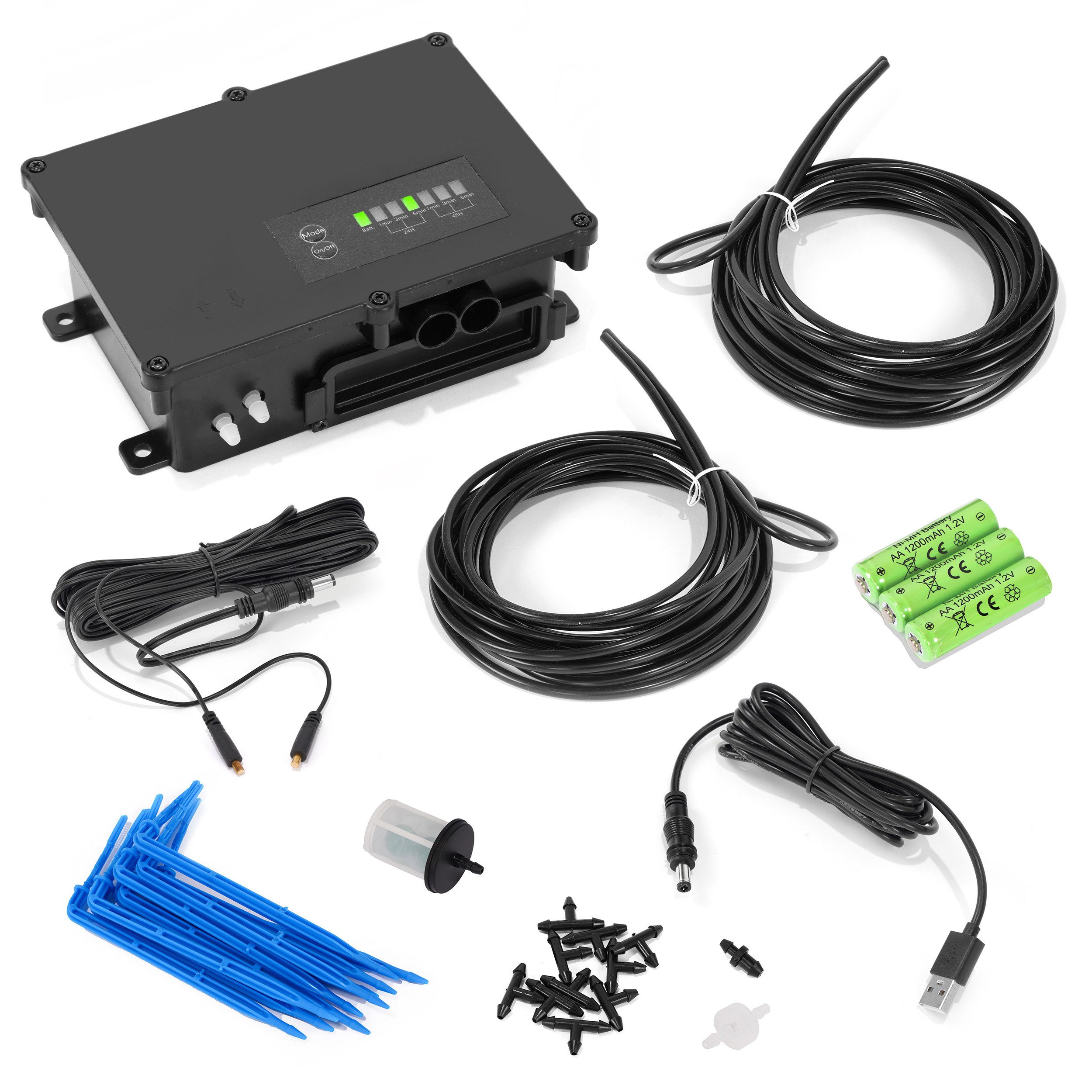esotec Насосиssystem Akku Насосиssystem mit 10 Pfeiltropfer, Akku Насосиssystem