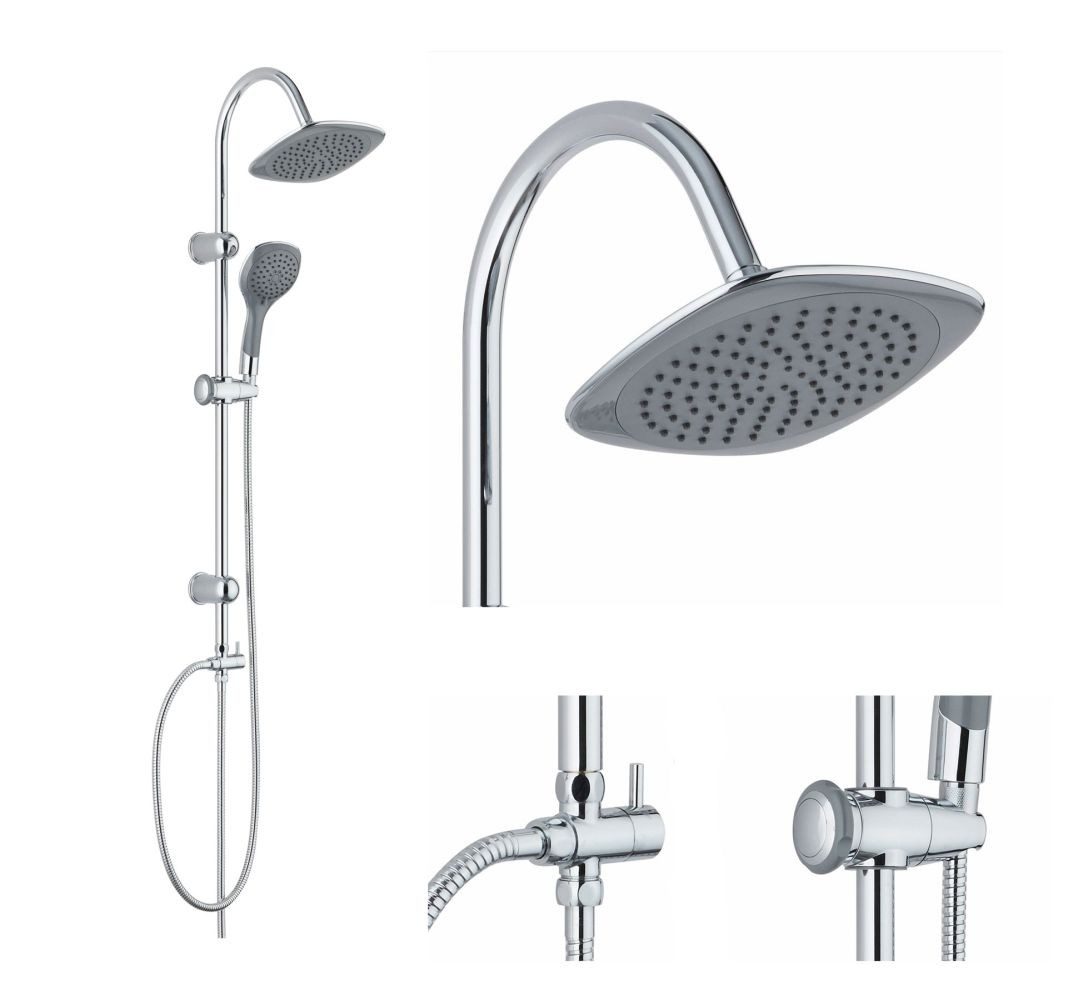 Vereg Duschsystem CAPRI, 1 Strahlart(en), Duschsäule in Chrom inkl. Kopf- u günstig online kaufen