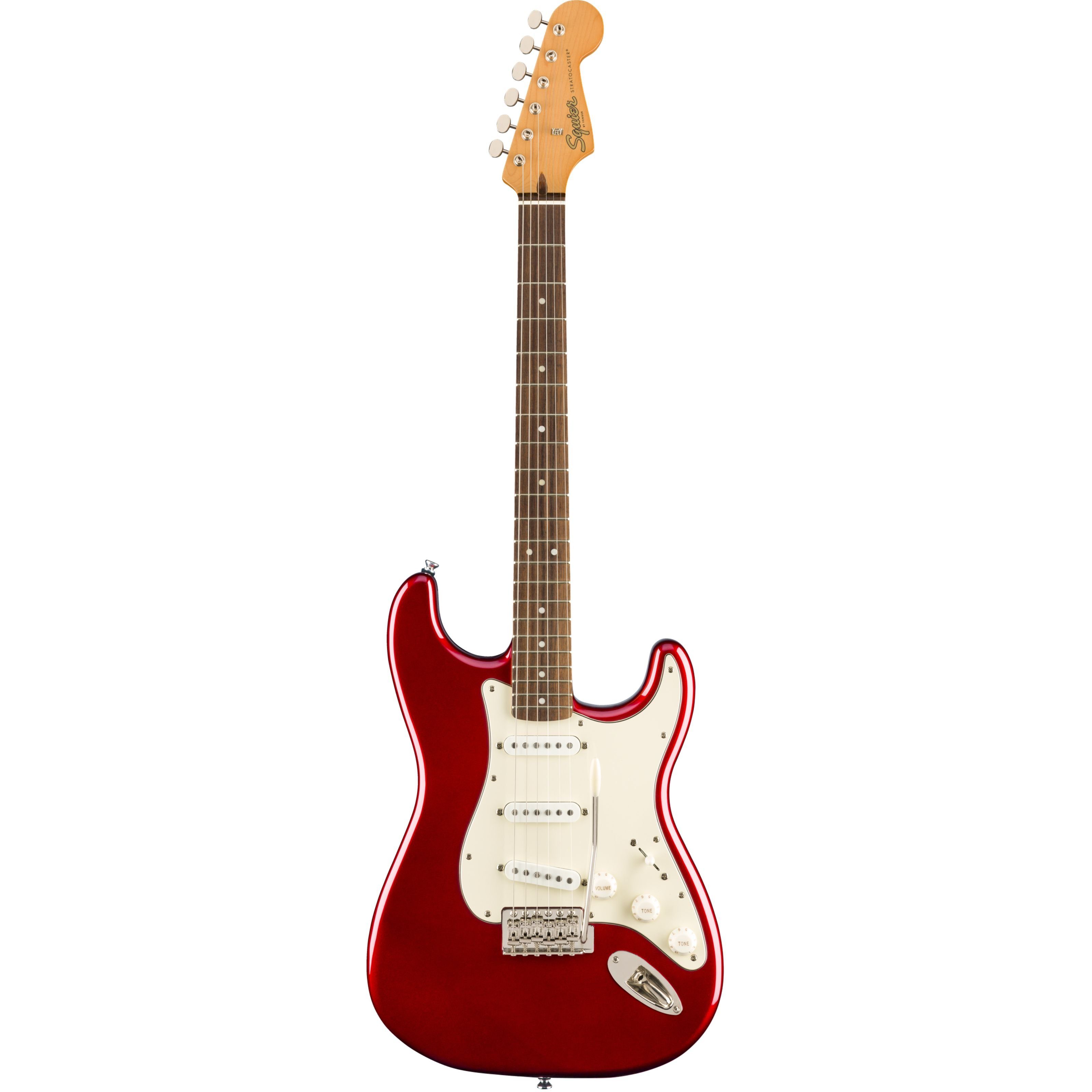 Squier E-Gitarre, E-Gitarren, ST-Modelle, Classic Vibe '60s Stratocaster IL Candy Apple Red - E-Gitarre