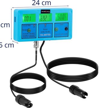 Steinberg Systems pH-Messgerät Wassermessgerät pH-EC-Wert-Messgerät Pooltestgerät Temperatur CF TDC