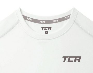 TCA Tanktop TCA Herren Kompressions-Baselayer Weste - Weiss (1-tlg)