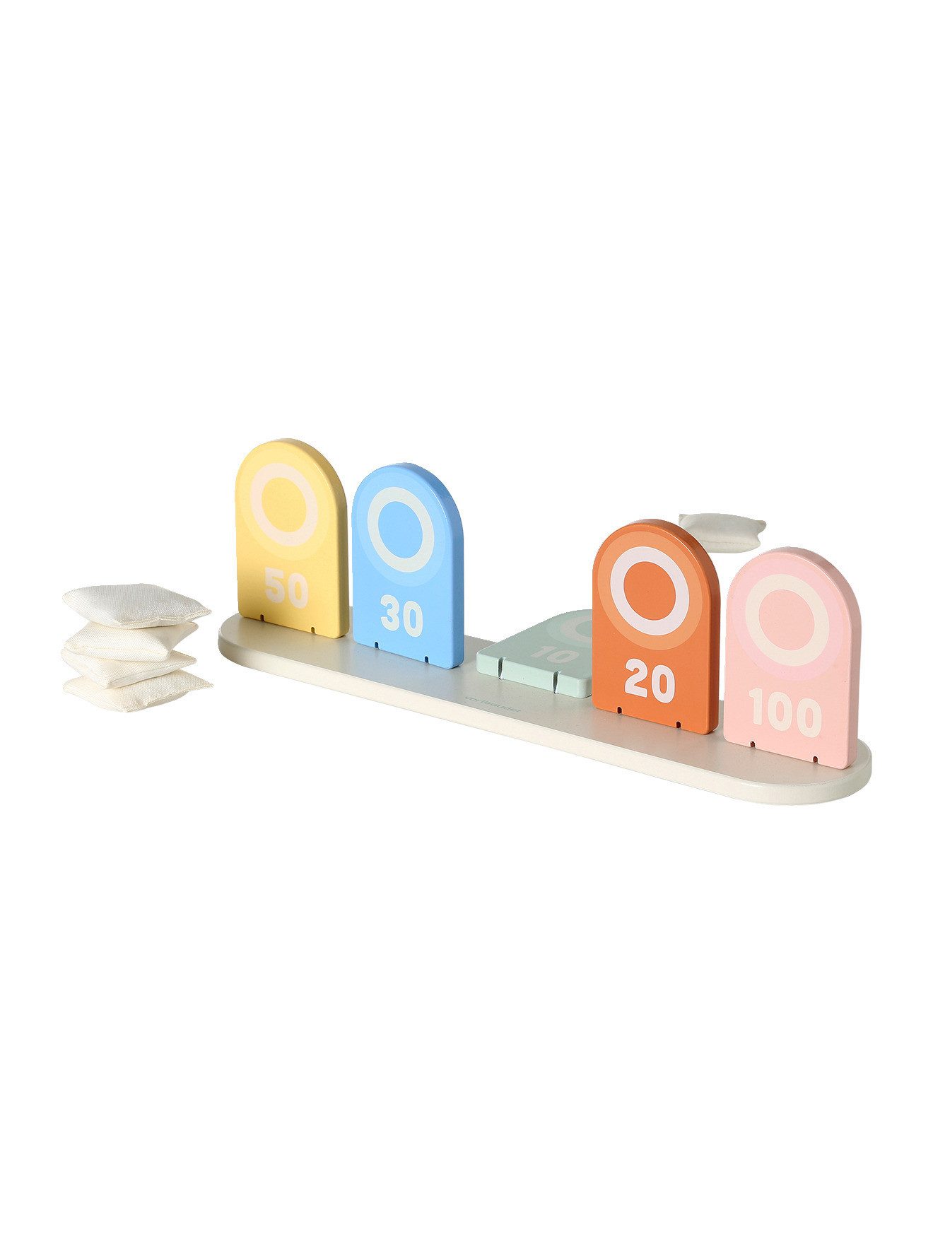 vertbaudet Spielzeug-Gartenset Kinder Wurfspiel aus Holz FSC®