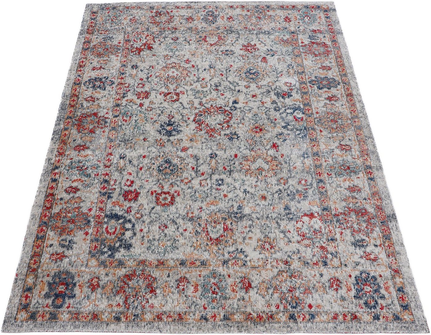 Teppich »Flori«, carpetfine, rechteckig, Höhe 3 mm, Orient Vintage Look-HomeTrends