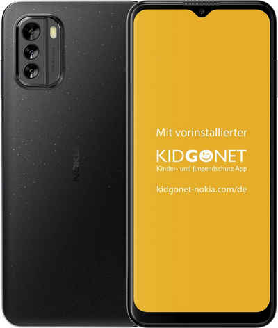 Nokia G60 inkl. KIDGONET (Kinder Smartphone) + Case + Screen Protector Smartphone (16,71 cm/6,58 Zoll, 128 GB Speicherplatz, 50 MP Kamera)
