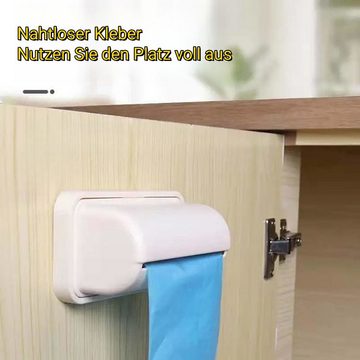 FIDDY Müllsackständer Müllbeutelspender, Rollenhalter, Lebensmitteltüten, Stand-Aufbewahrungsbox, wandmontierter Müllbeutelspender