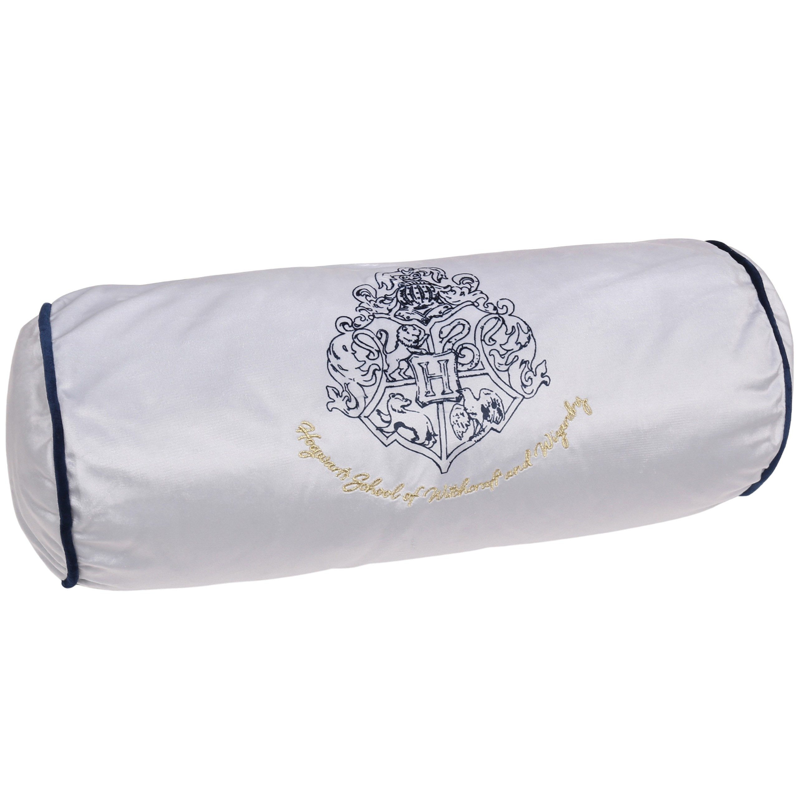 Harry Potter Kopfkissen Hogwarts Harry Potter Silber Kissen mit Reißverschluss 18x45 cm