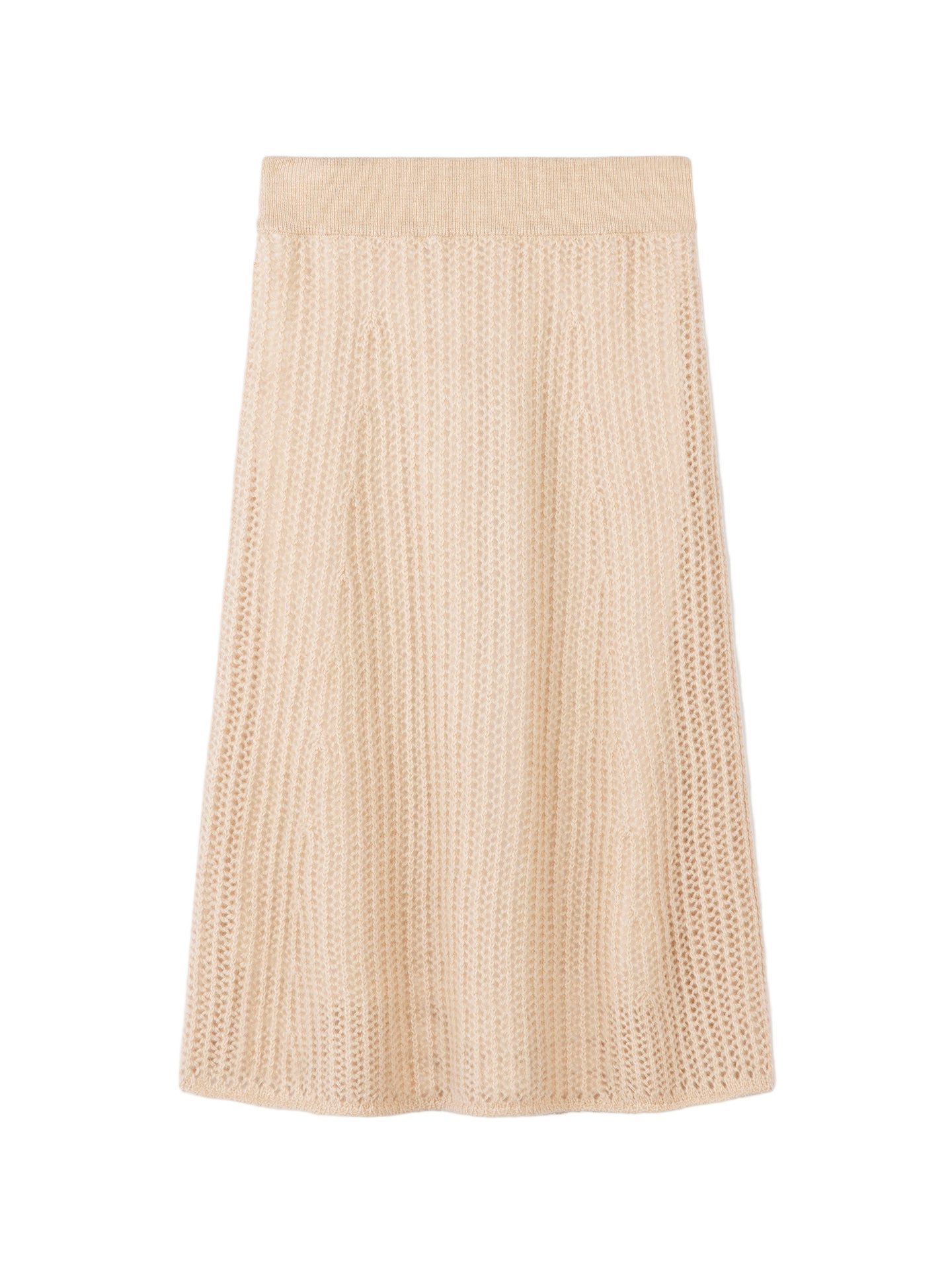 GOBI Cashmere Strickrock Kaschmir Rock aus Ajour-Strick günstig online kaufen