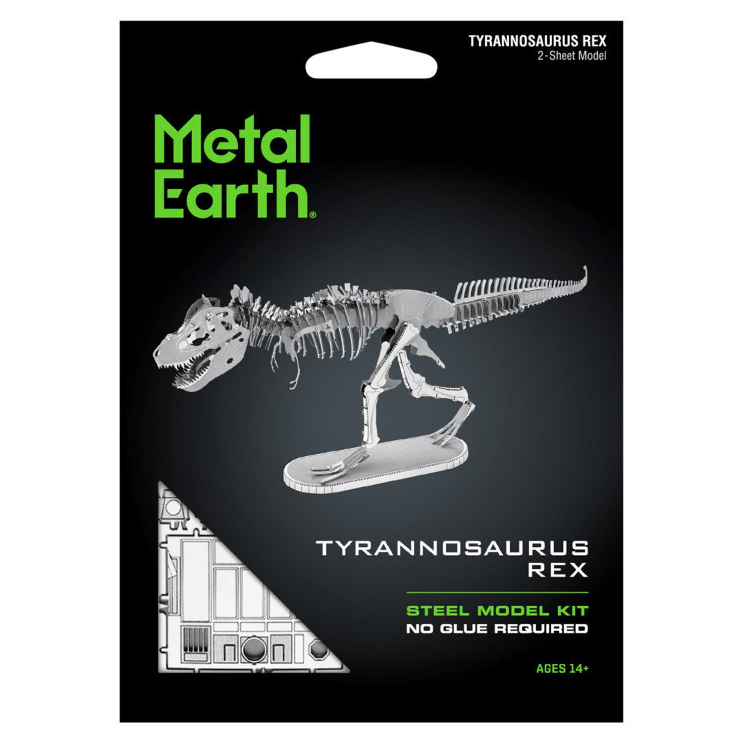 Invento Modellbausatz Tyrannosaurus Rex 3D Modellbausatz aus Metall