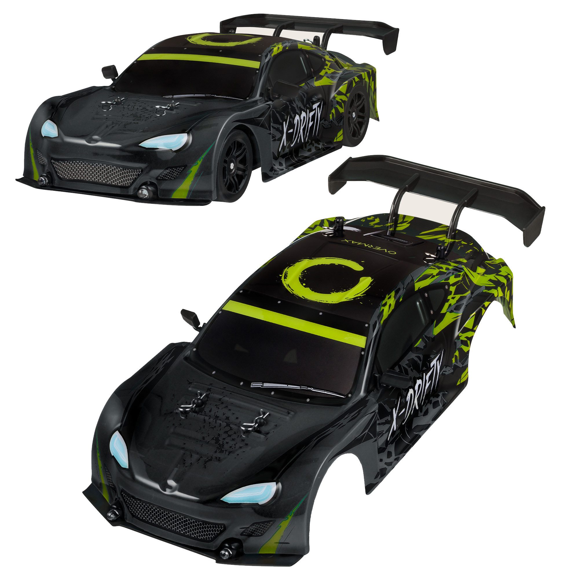 Nur GEHÄUSE Grau Lime