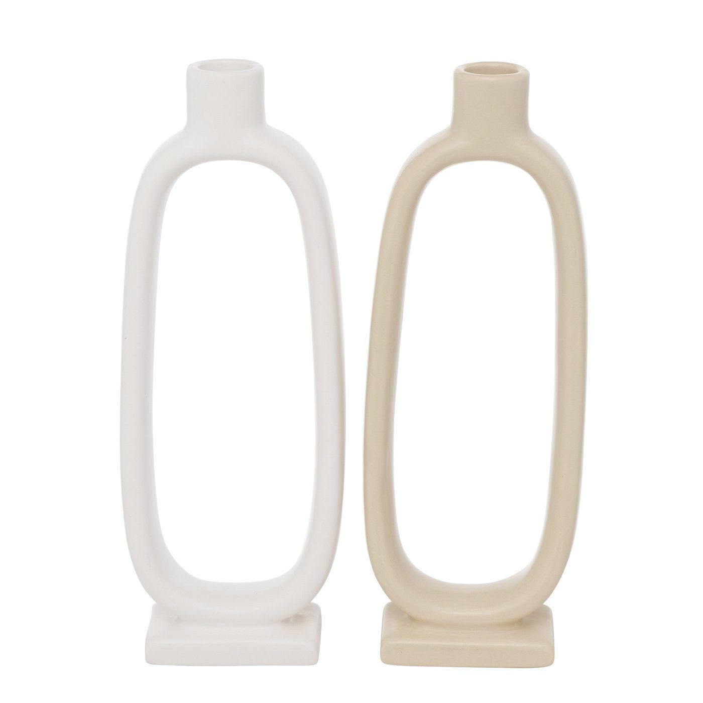 Kerzenleuchter Kerzenleuchter Namiso, 1 Stück, 26 cm hoch, Beige oder Weiß
