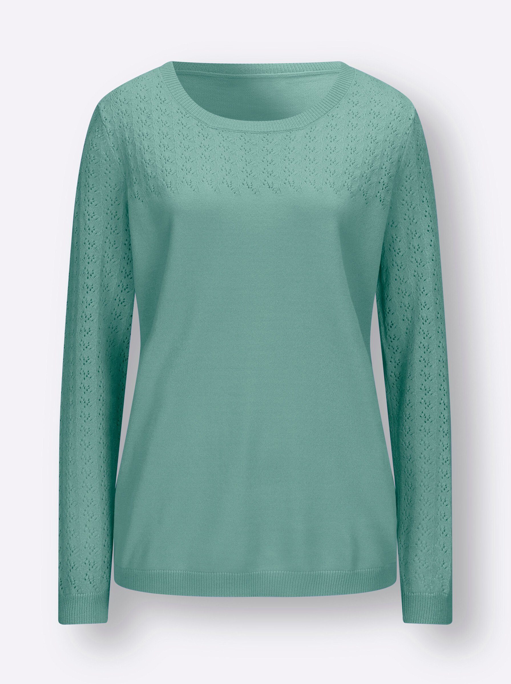 Sieh an! Strickpullover Ajourpullover .