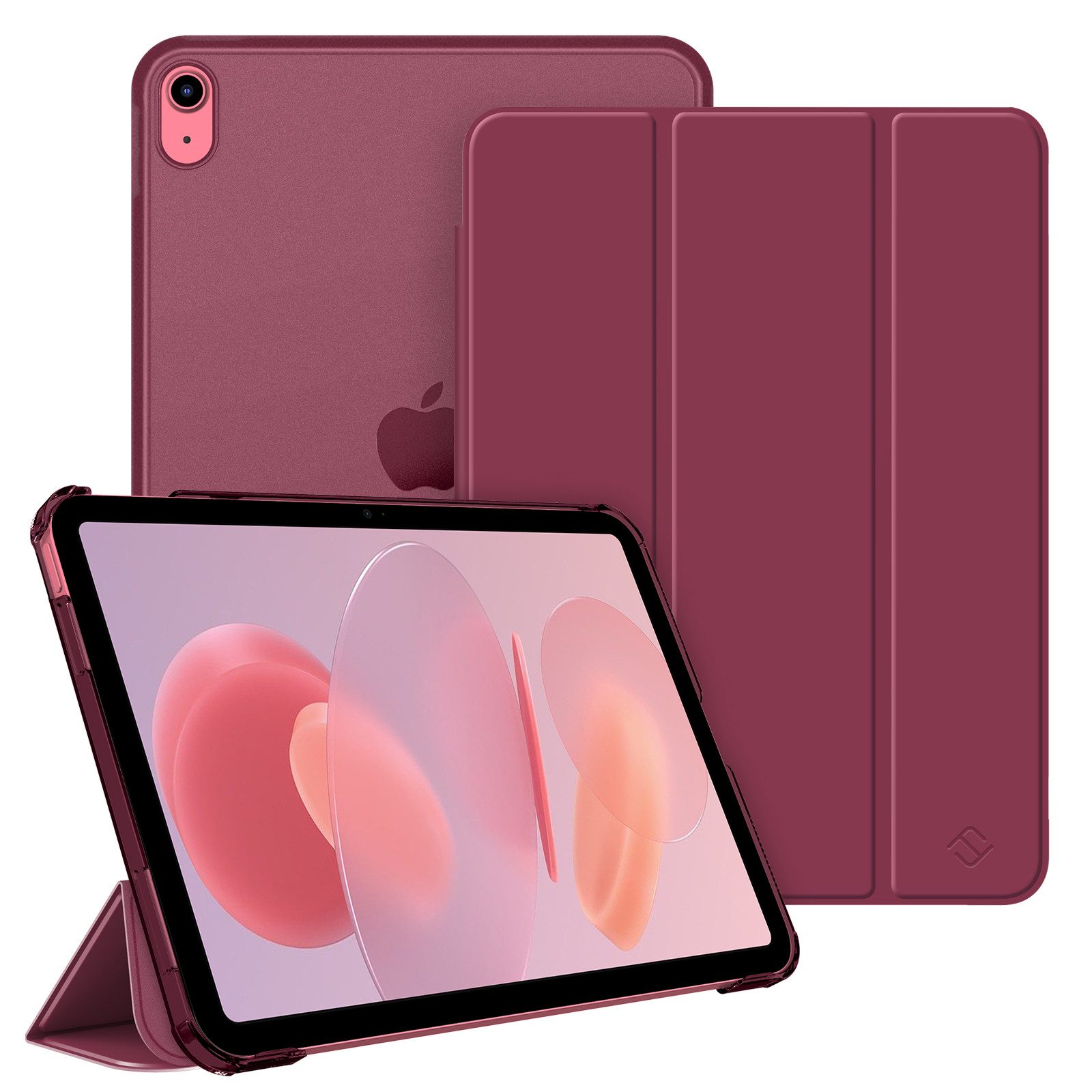 Fintie Tablet-Hülle für iPad 11. Generation 2025 (A16) 11 Zoll, iPad 10. Generation 2022 10.9 Zoll, Ultradünn Case mit transparenter Rückseite Abdeckung, Auto Schlaf/Wach