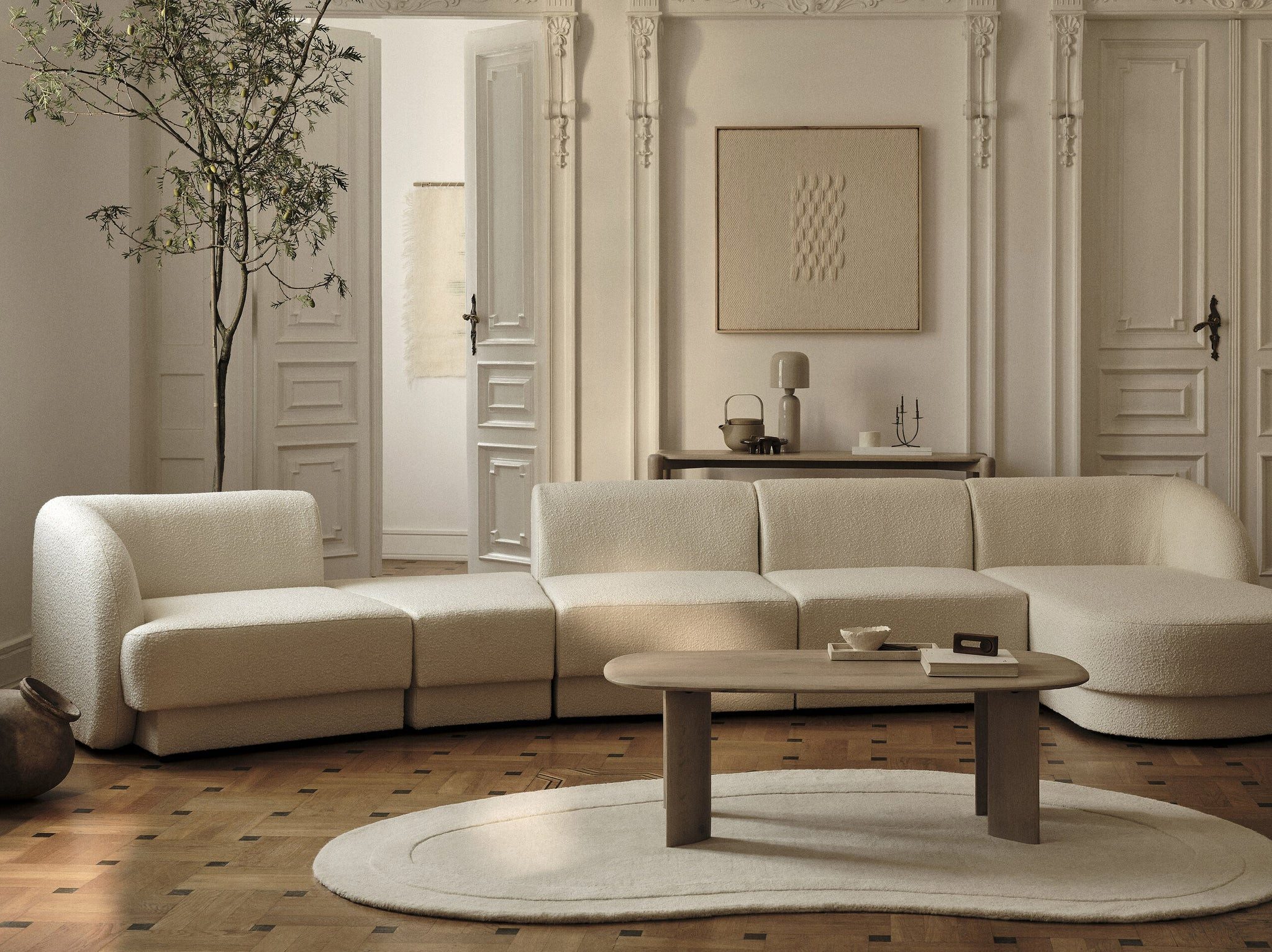Micadoni Ecksofa Miley, Panorama 6-Sitzer