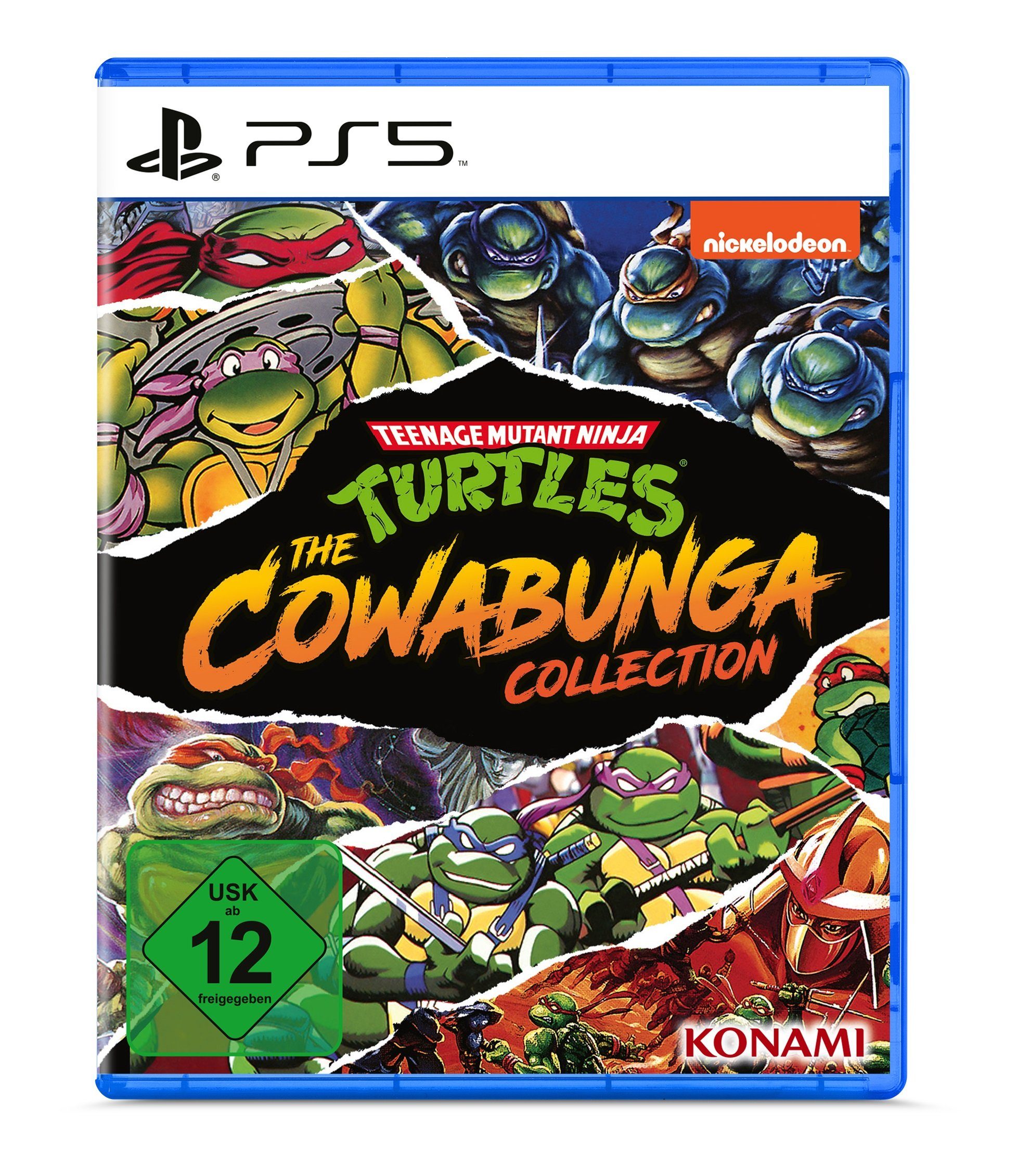 Ninja Cowabunga Teenage The Turtles - PlayStation Konami Mutant Collection 5