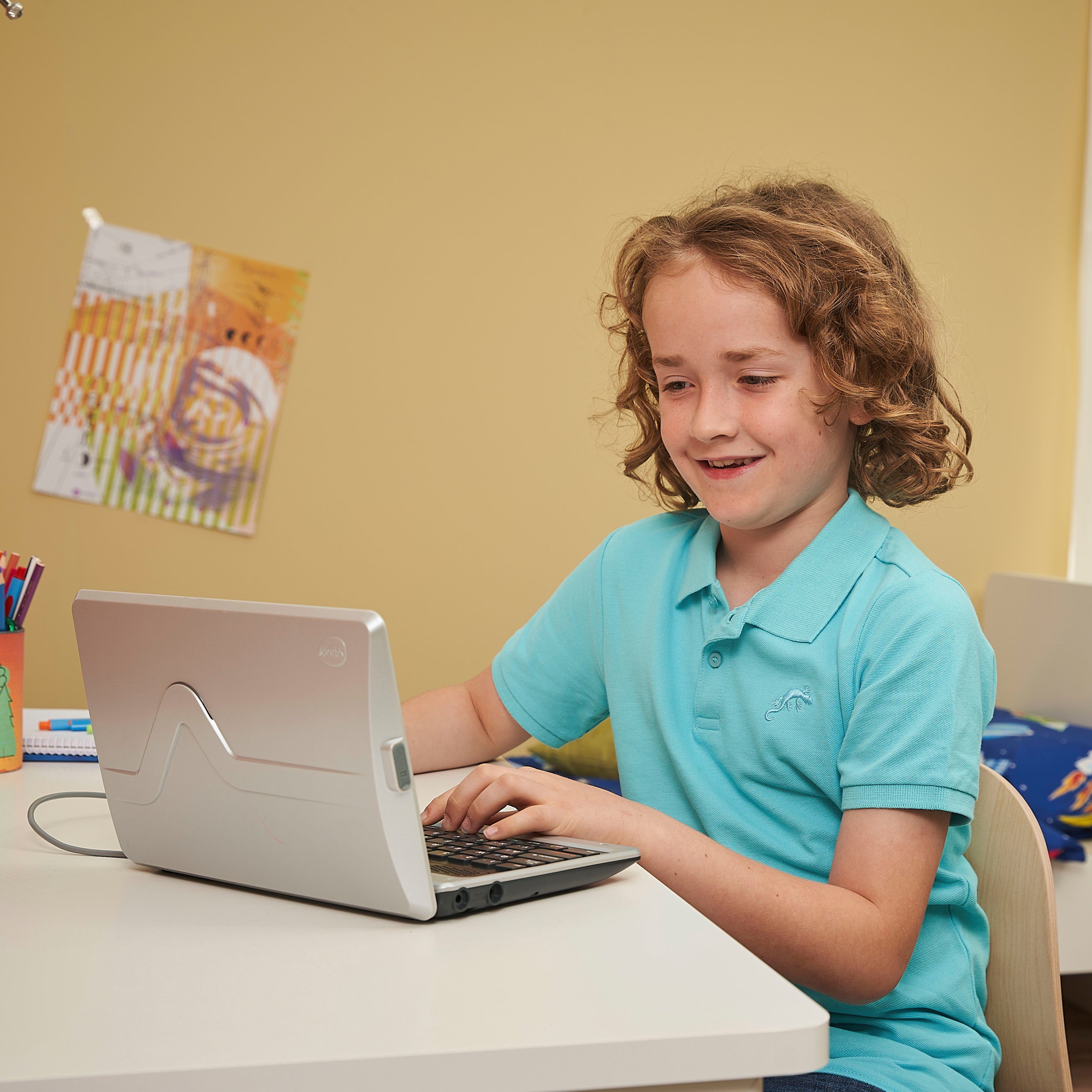 & Vtech® Genio Kindercomputer silber Lernlaptop XL School Go,