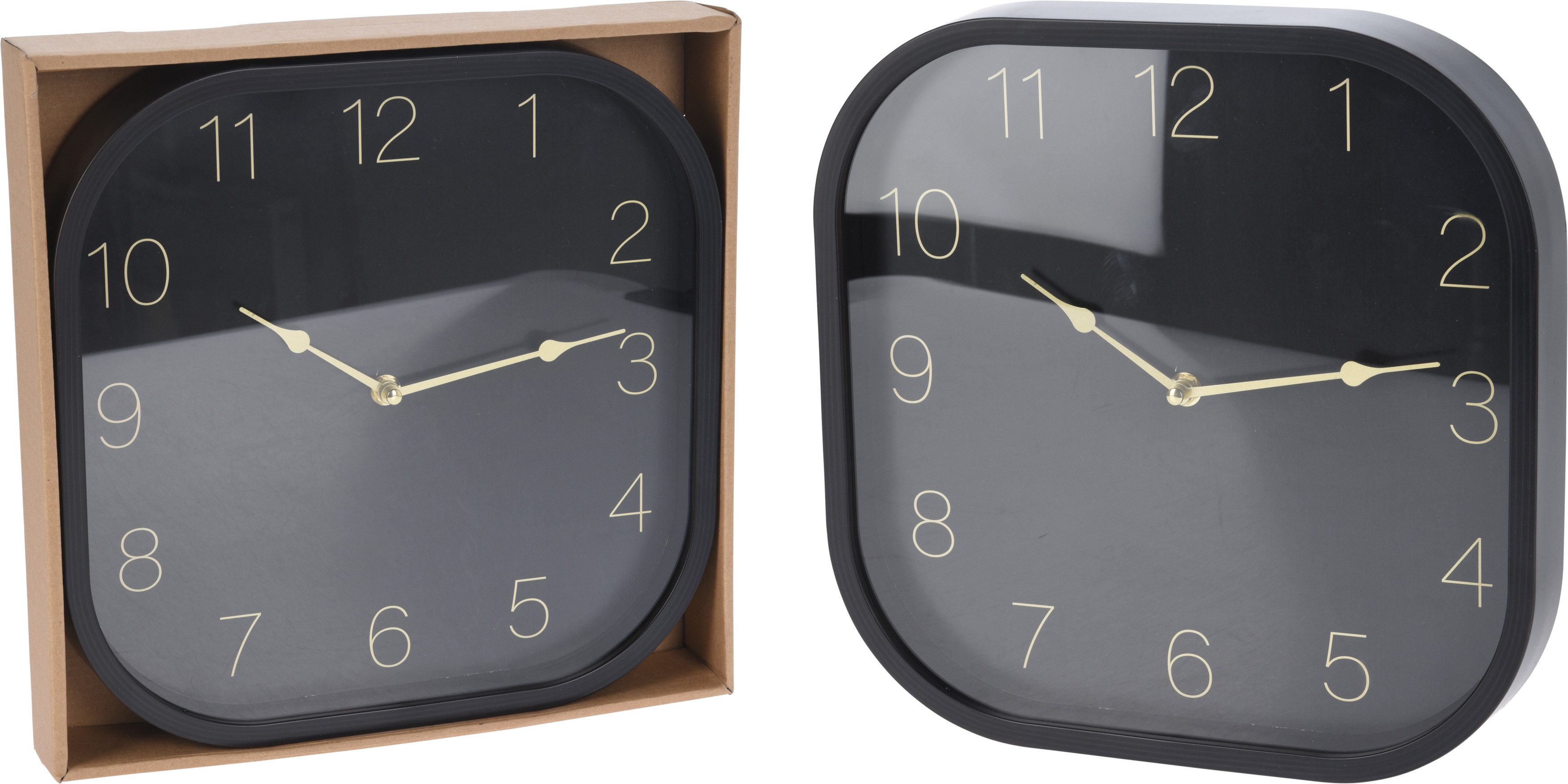 Koopman Uhr Wanduhr eckig EH