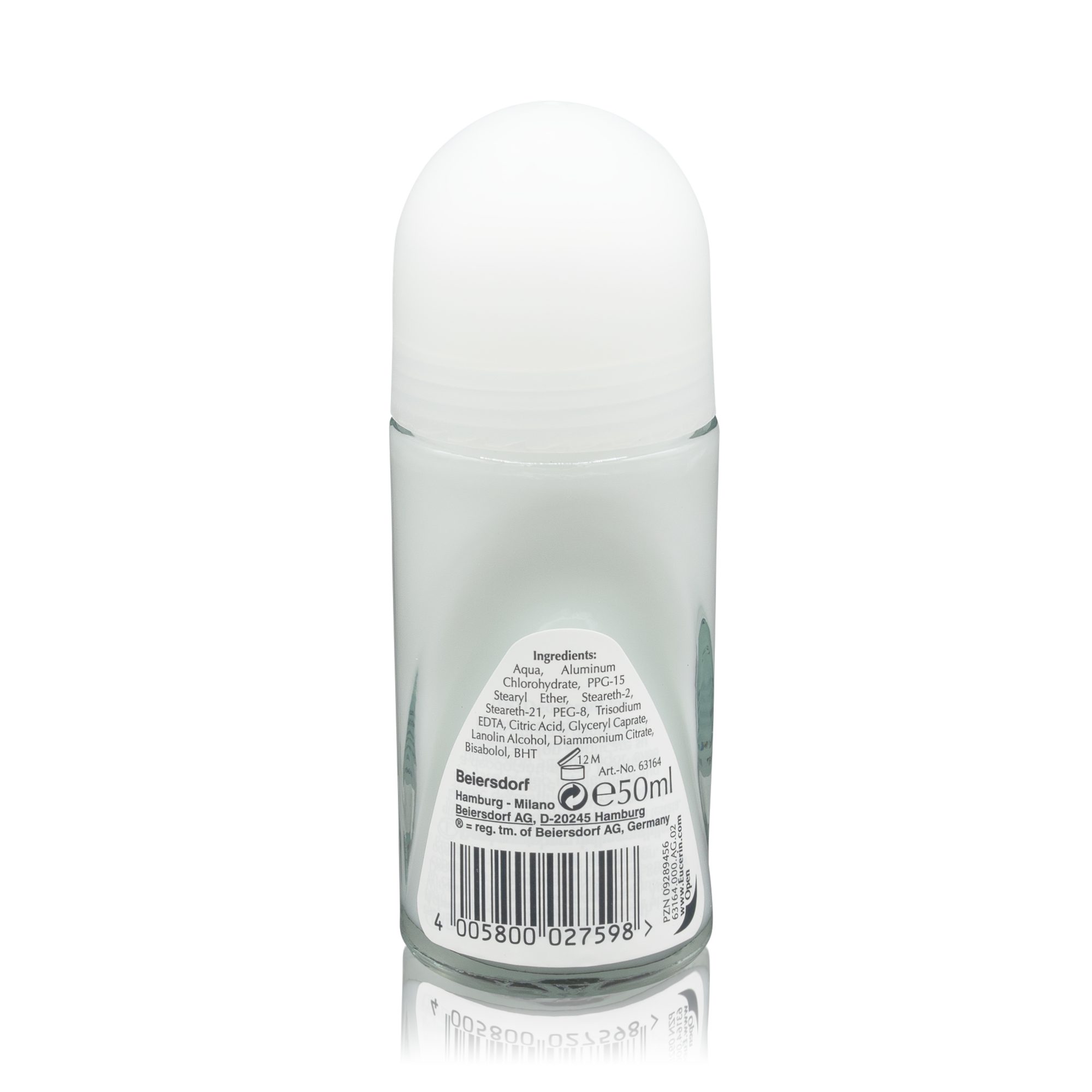Eucerin Deo-Roller Eucerin Deodorant empfindlicher zuverlässiger gegen Roll-On, Schutz Schweißgeruch. - 24h Ein Haut bei