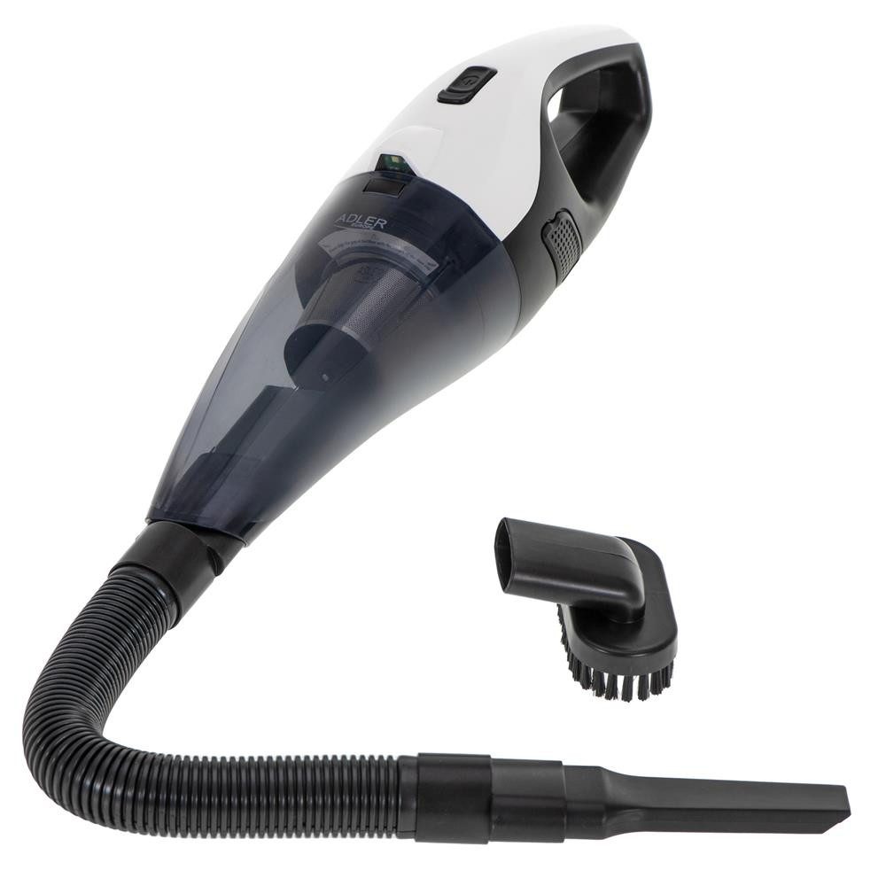 Adler Handstaubsauger AD 7059, Autostaubsauger, Akku Handstaubsauger mit Licht, weiß, schwarz