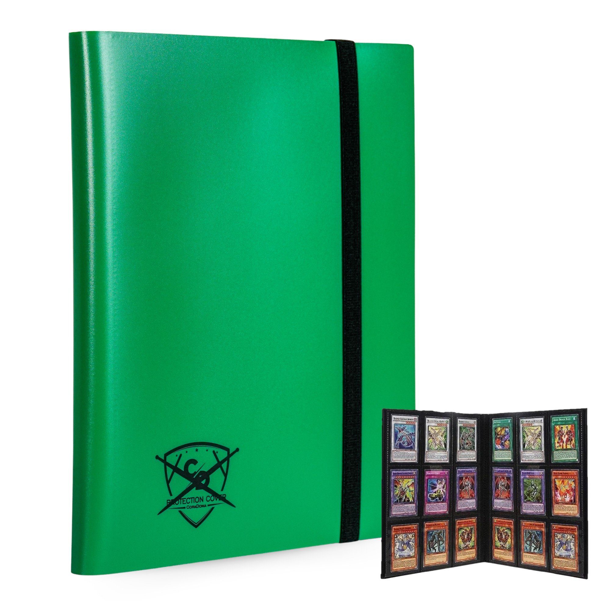 Coradoma Sammelkarte Sammelalbum für 360 Pokemon Karten Pro Card Binder Ordner, 40 Seiten je 9 Karten Portfolio