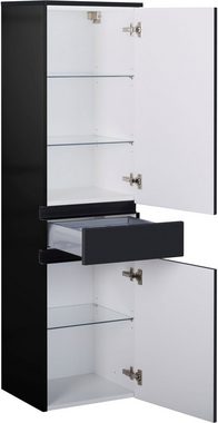 MARLIN Midischrank 3510clarus 40 cm breit, Soft-Close-Funktion, vormontierter Badschrank, Badmöbel