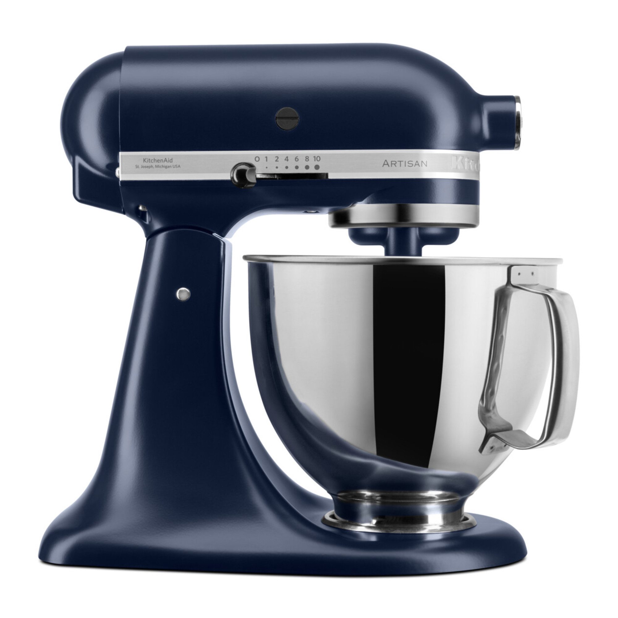 KitchenAid Küchenmaschine 5KSM125EIB, 300 W, 4,8 l Schüssel, Original-Planetenrührwerk