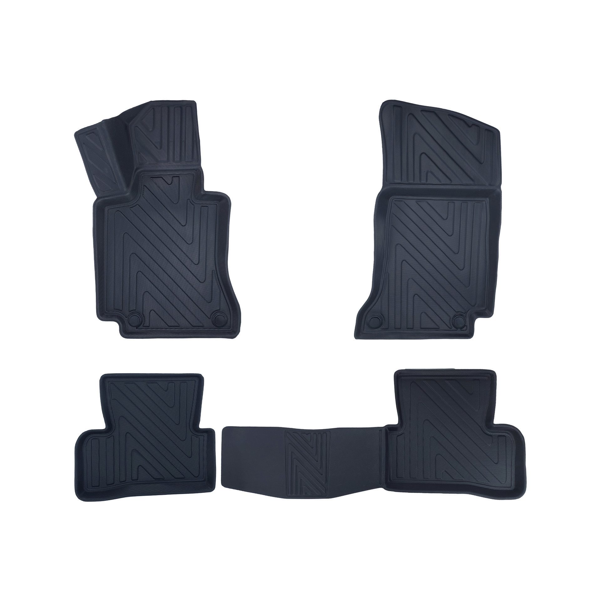 Auto-Fußmatte 3D Fussmatten passend für Mercedes C Klasse (W205) 2014-2021