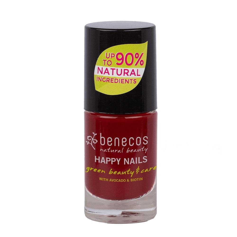 Benecos Nagellack Happy Nails cherry red, 5 ml