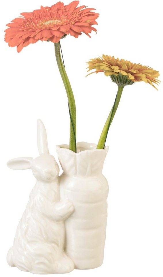 Tischvase »Hase Rübe«, aus Porzellan, Höhe ca. 15,4 cm-kaufen