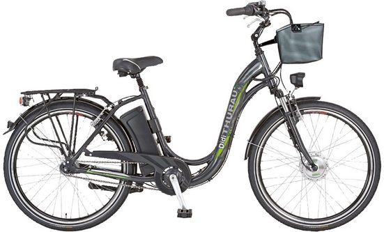 Didi THURAU Edition E-Bike »Alu City Comfort«, 3 Gang Shimano, Nabenschaltung, Frontmotor 250 W, (mit Schloss)