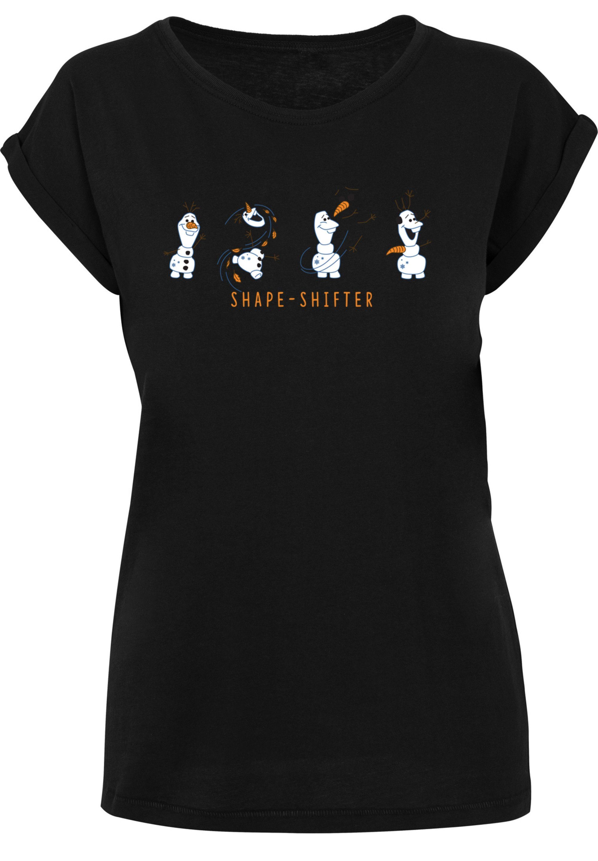 F4NT4STIC T-Shirt Disney 2 Olaf Shape-Shifter schwarz Frozen Print