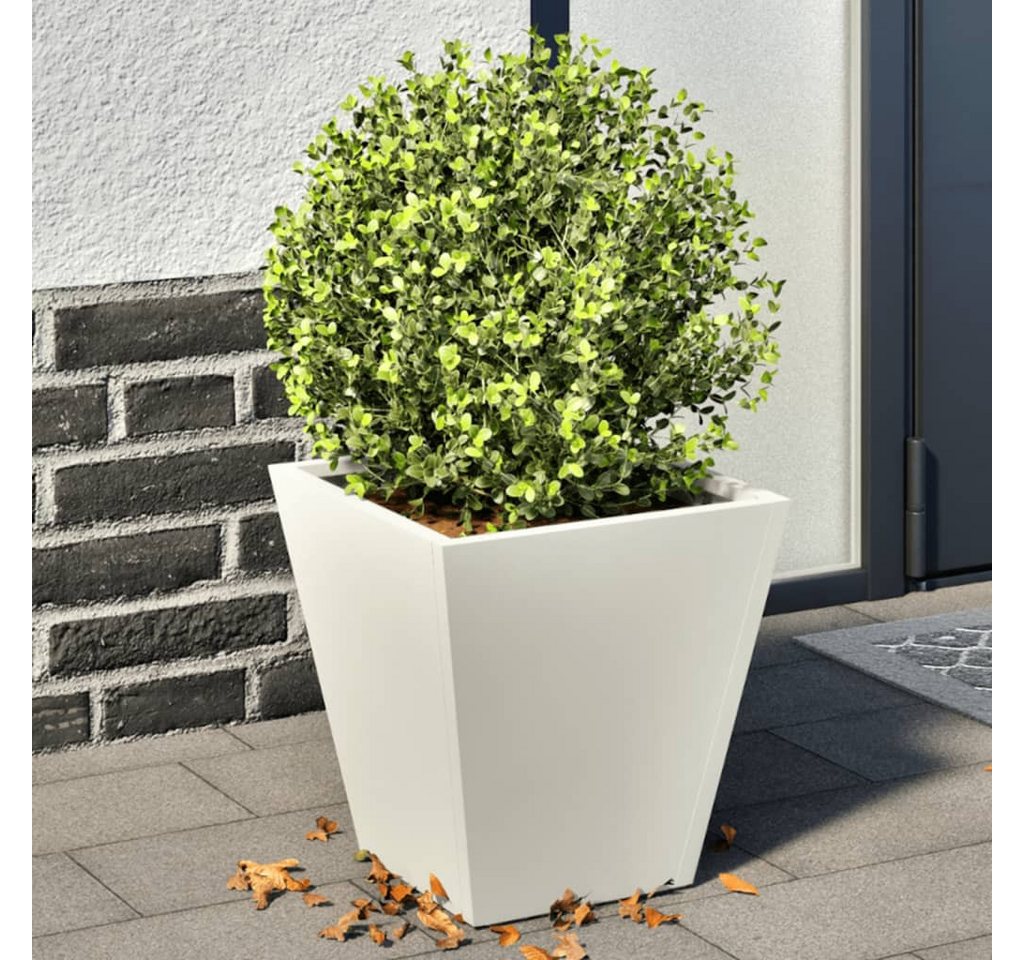 Thumbnail - vidaXL Pflanzkübel Pflanzkübel Blumenkübel Pflanzcontainer Pflanzgefäße 2 Stk Weiß 30x30x