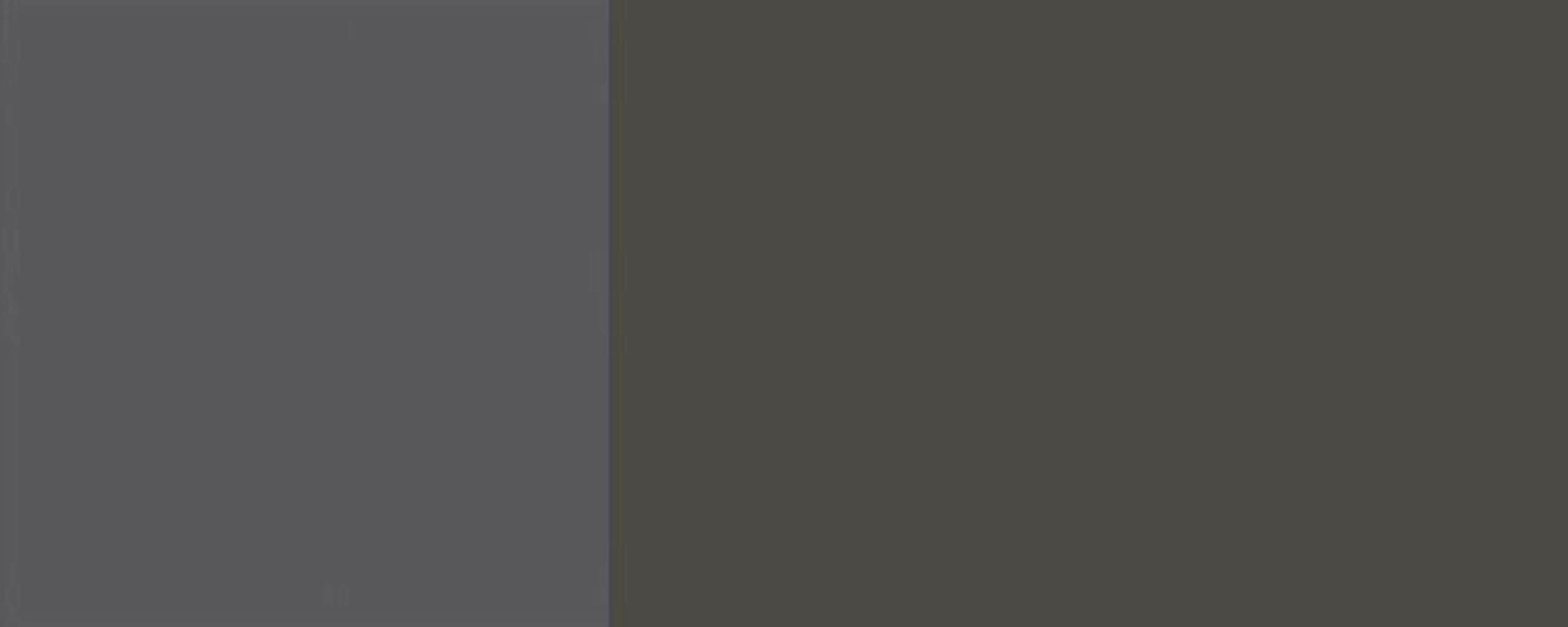 wählbar 7022 2 mit matt umbragrau und Feldmann-Wohnen Korpusfarbe Front- (Teilauszug) (Tivoli) 80cm Tivoli Unterschrank Schubladen RAL