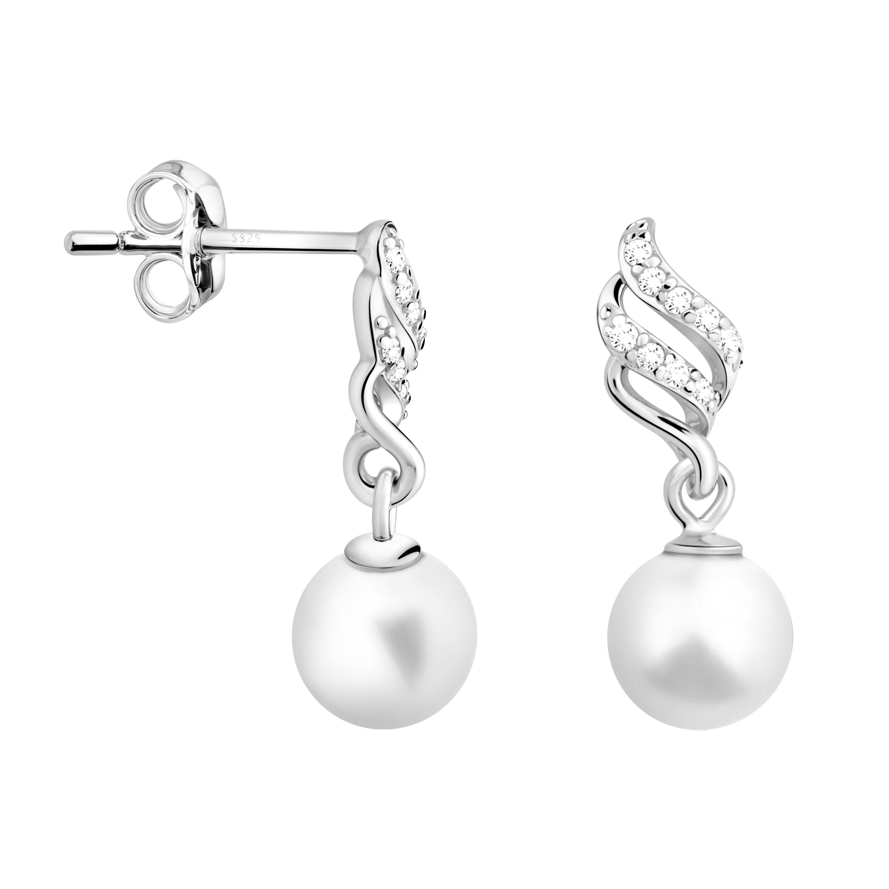 Sofia Milani Paar Ohrstecker Perle, 925 Silber Damen Schmuck - E2441 günstig online kaufen