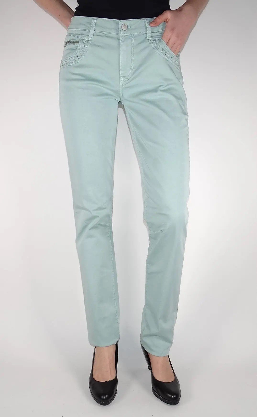 Mavi 5-Pocket-Jeans Sophie glänzendem Satin look,Beinverlauf: Slim Leg,Passform: Skinny Fit