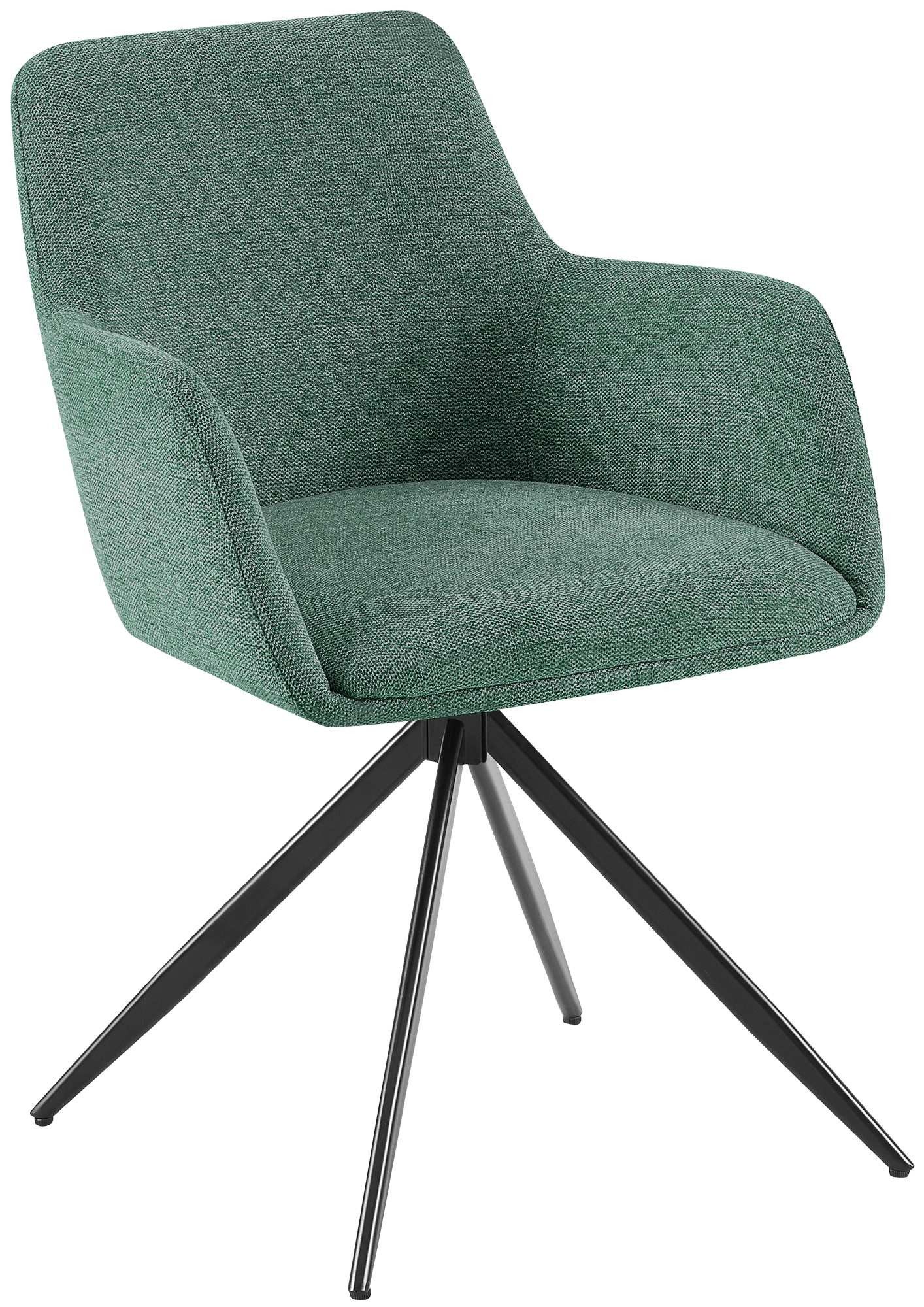 CLP Esszimmerstuhl Olema, mit Stoffbezug, schwenkbarer Polsterstuhl günstig online kaufen