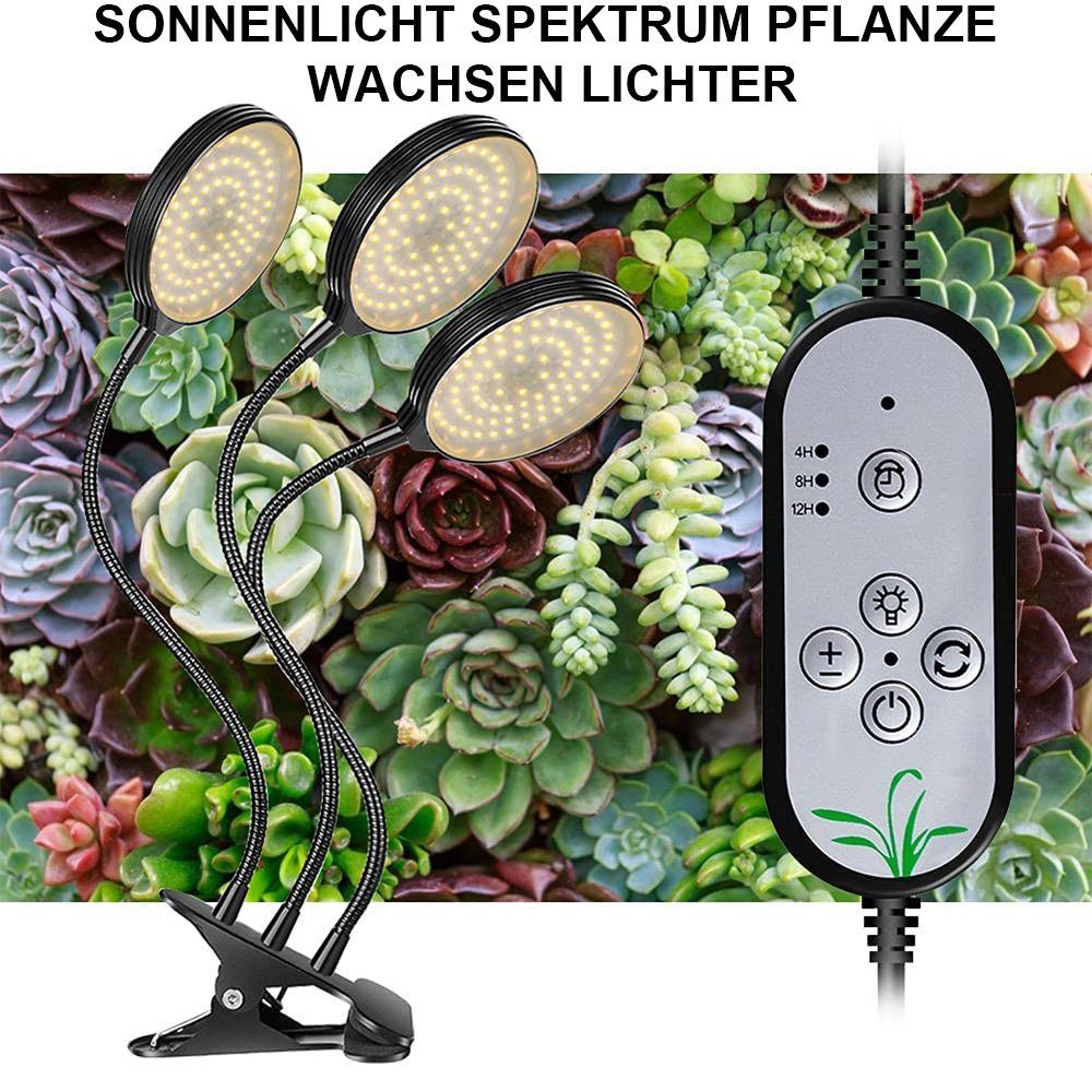 MUPOO Pflanzenlampe Pflanzenlampe LED, Dimmbar Pflanzenlicht Vollspektrum M günstig online kaufen