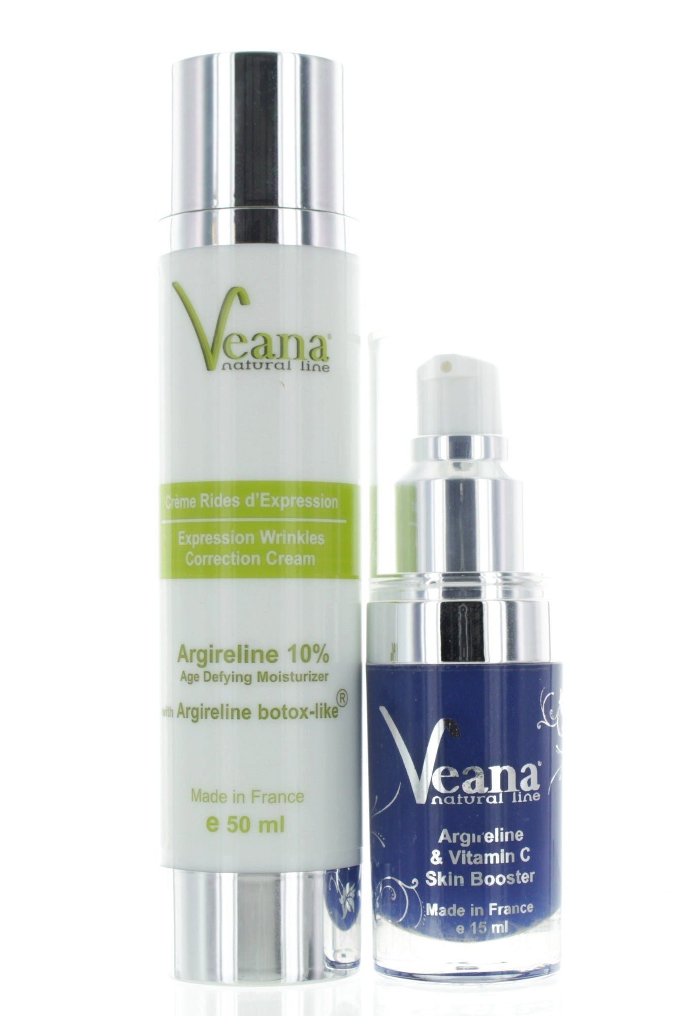 Veana Gesichtspflege-Set ARGIRELINE 10% CREME + SERUM (50ML + 15ML)